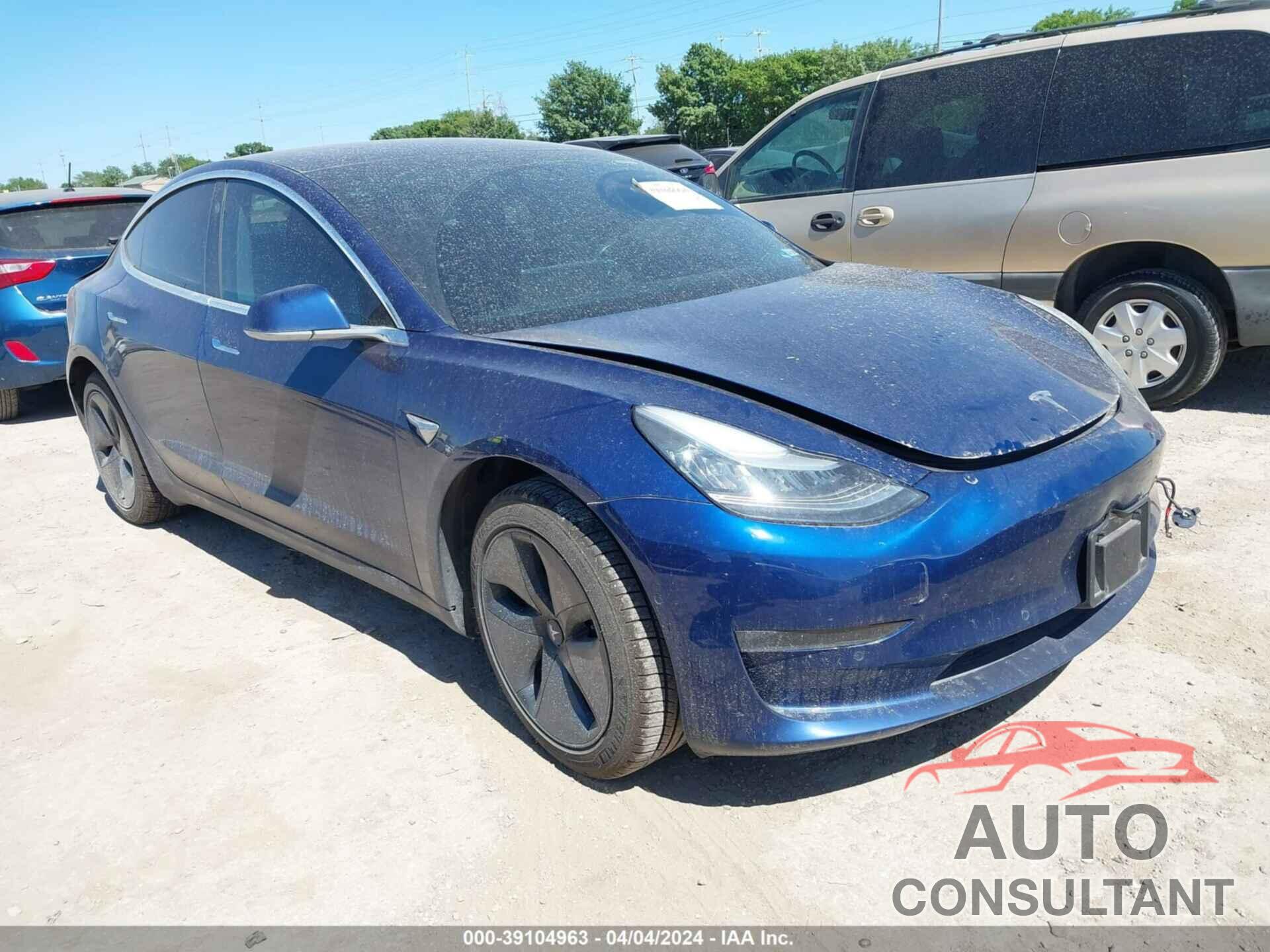 TESLA MODEL 3 2019 - 5YJ3E1EA9KF411813