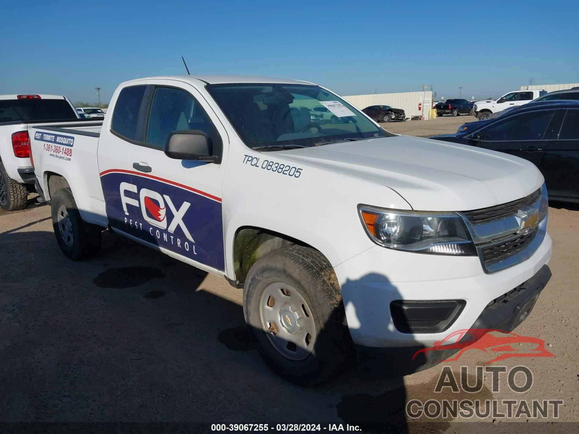 CHEVROLET COLORADO 2020 - 1GCHSBEA3L1197528