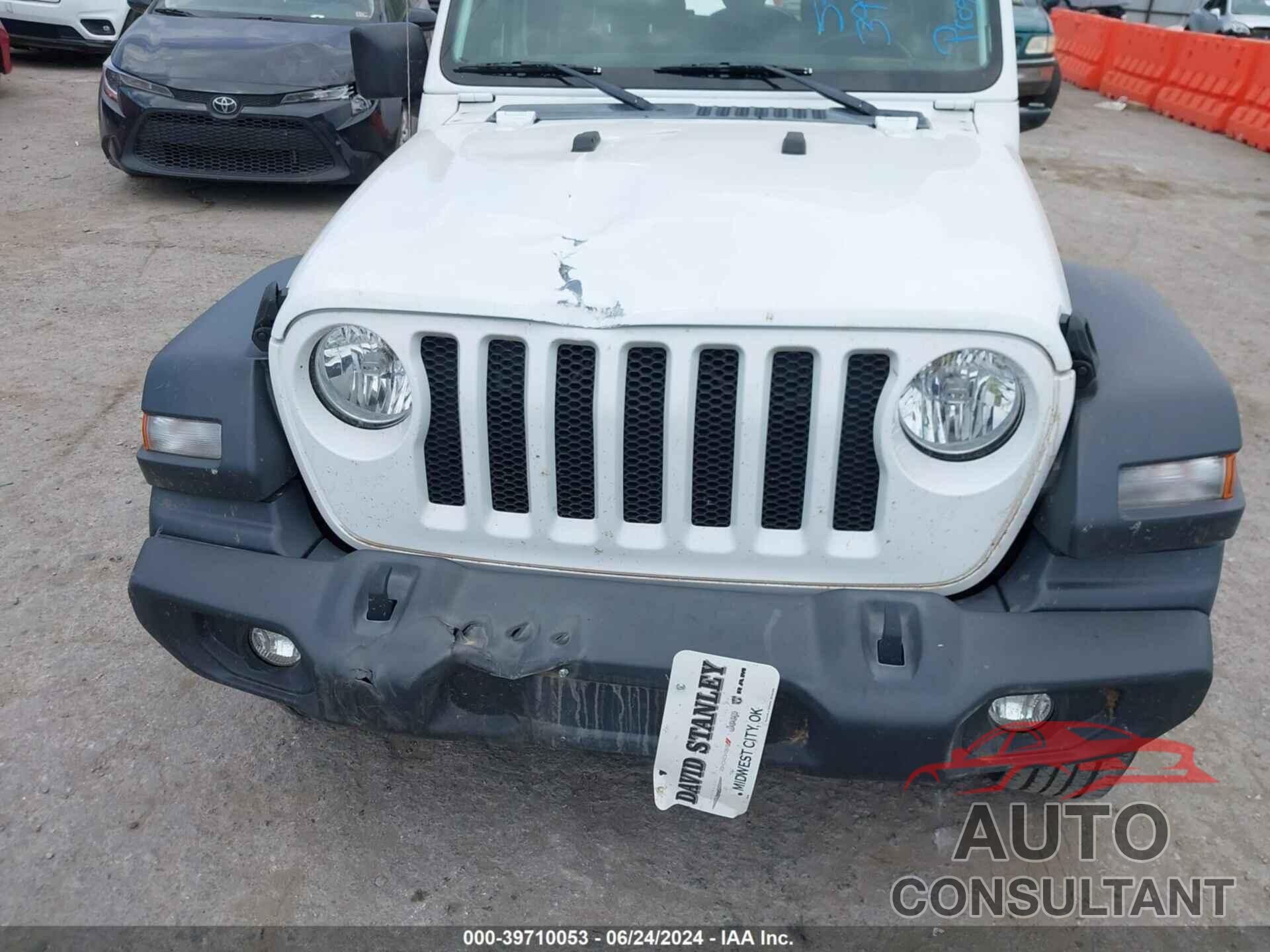 JEEP WRANGLER UNLIMITED 2020 - 1C4HJXDG3LW284810