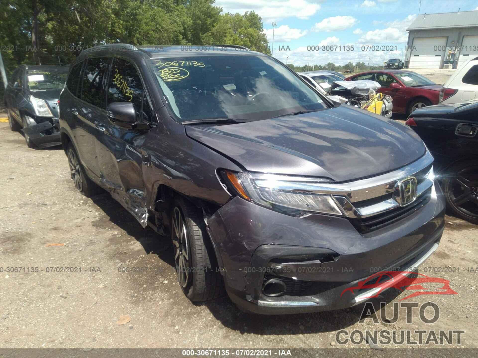 HONDA PILOT 2019 - 5FNYF6H61KB076120