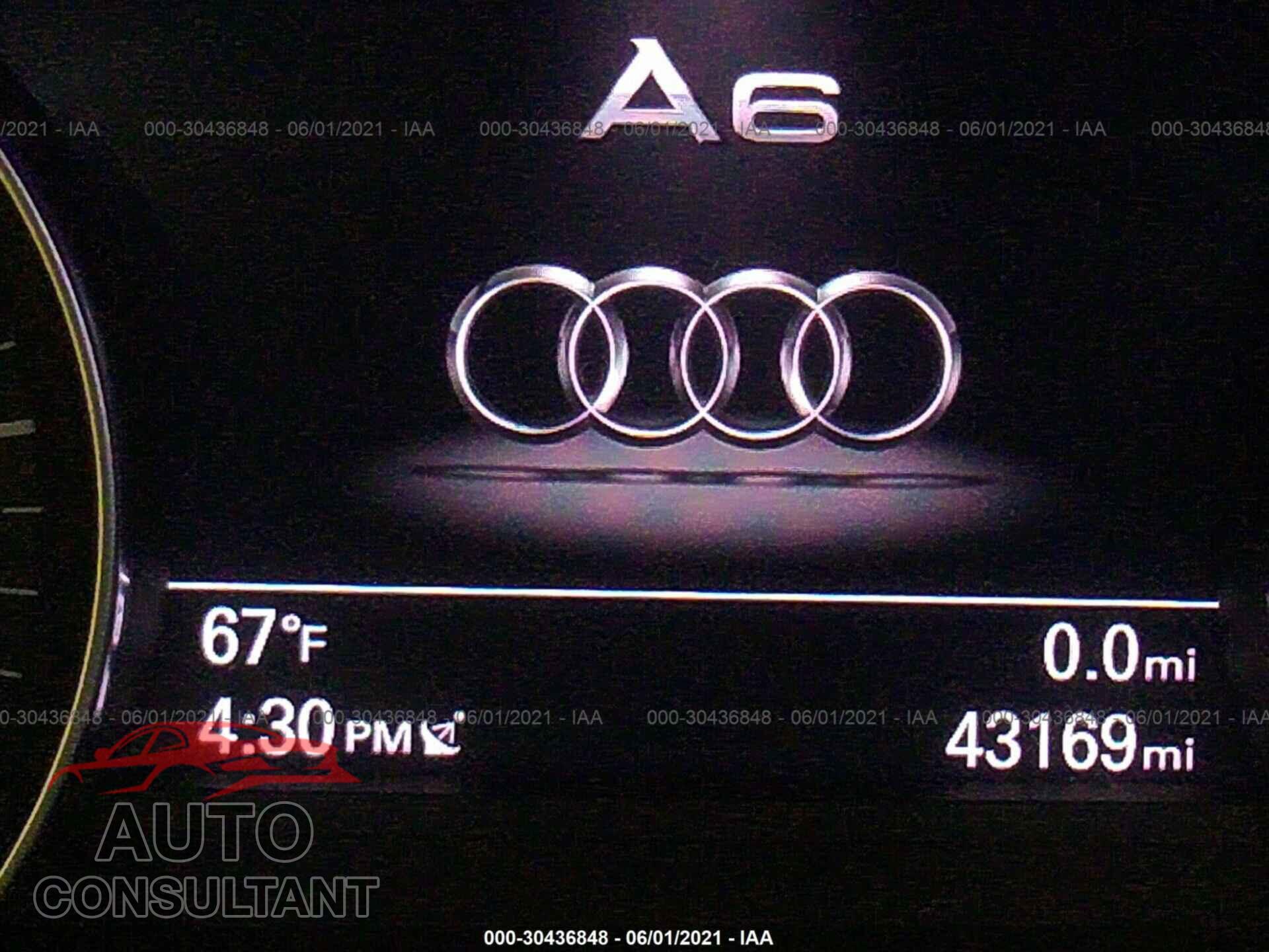AUDI A6 2017 - WAUG8AFC6HN033076