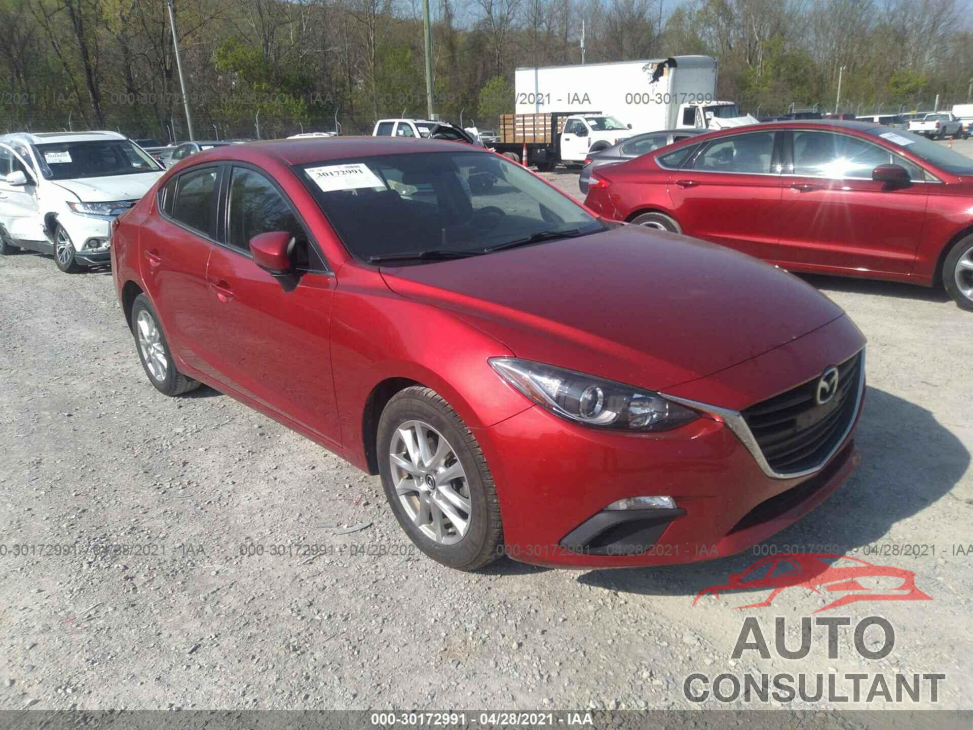 MAZDA MAZDA3 2016 - JM1BM1U73G1308956