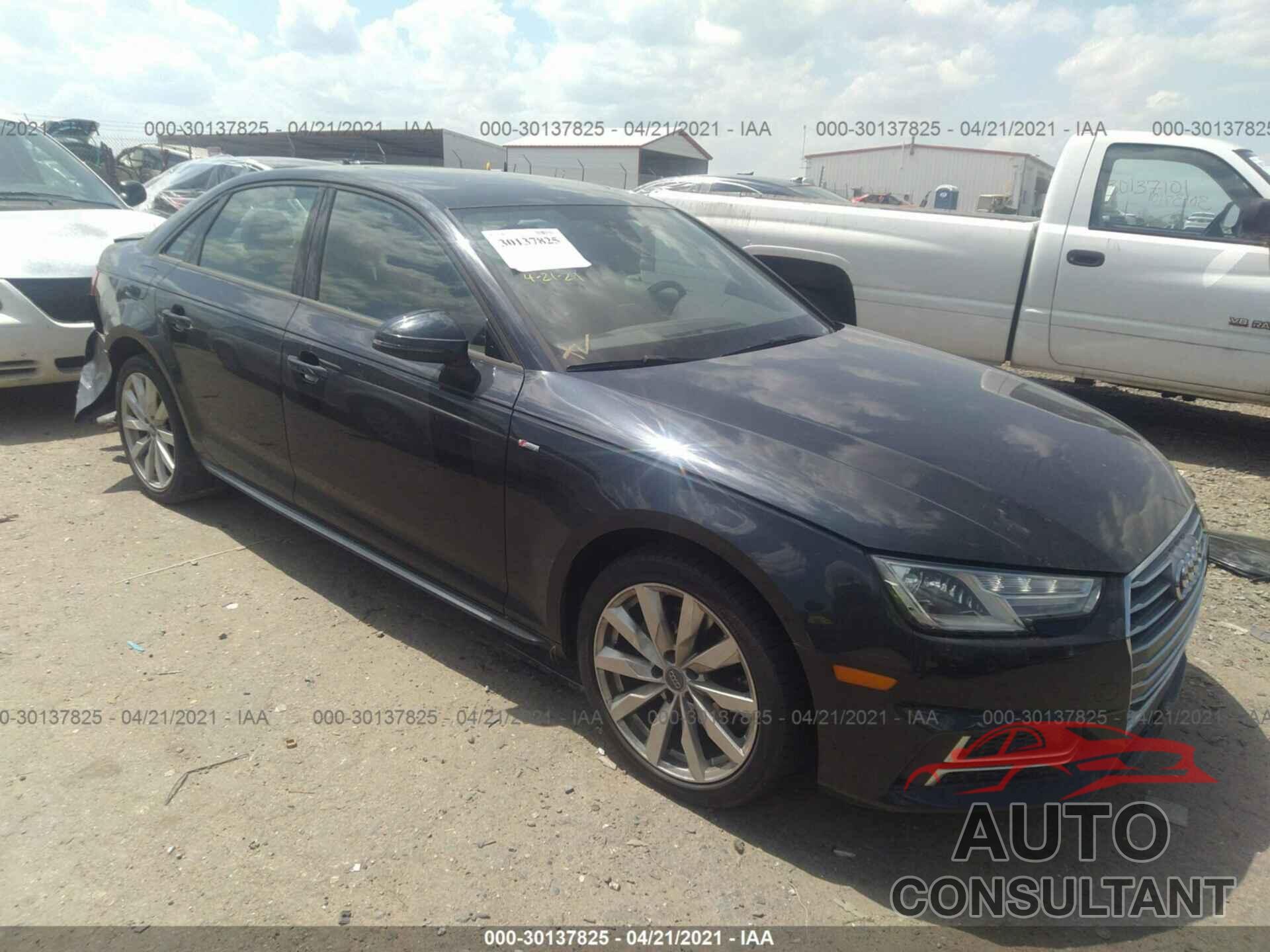 AUDI A4 2018 - WAUKMAF48JA153473