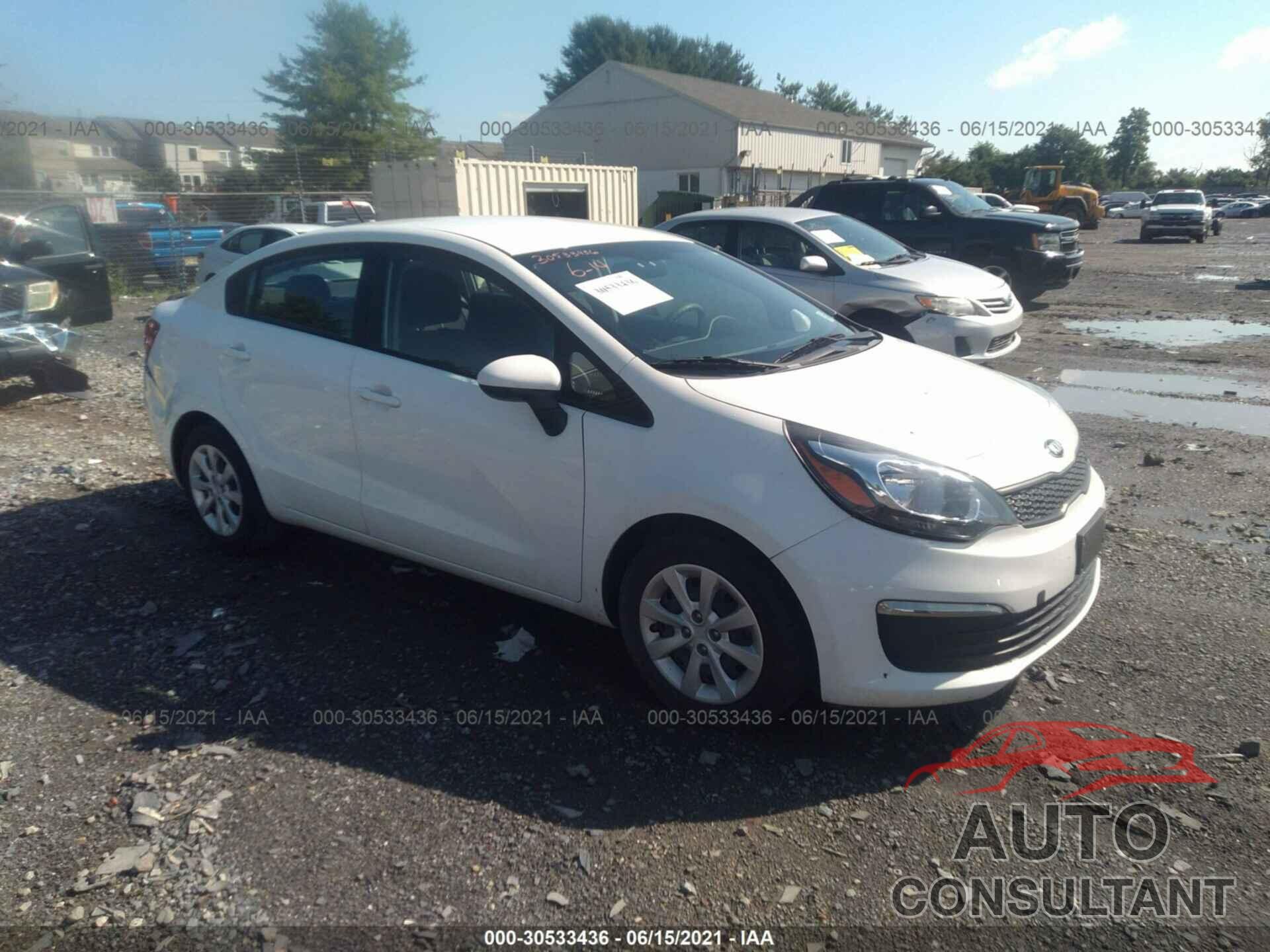 KIA RIO 2017 - KNADM4A39H6045594