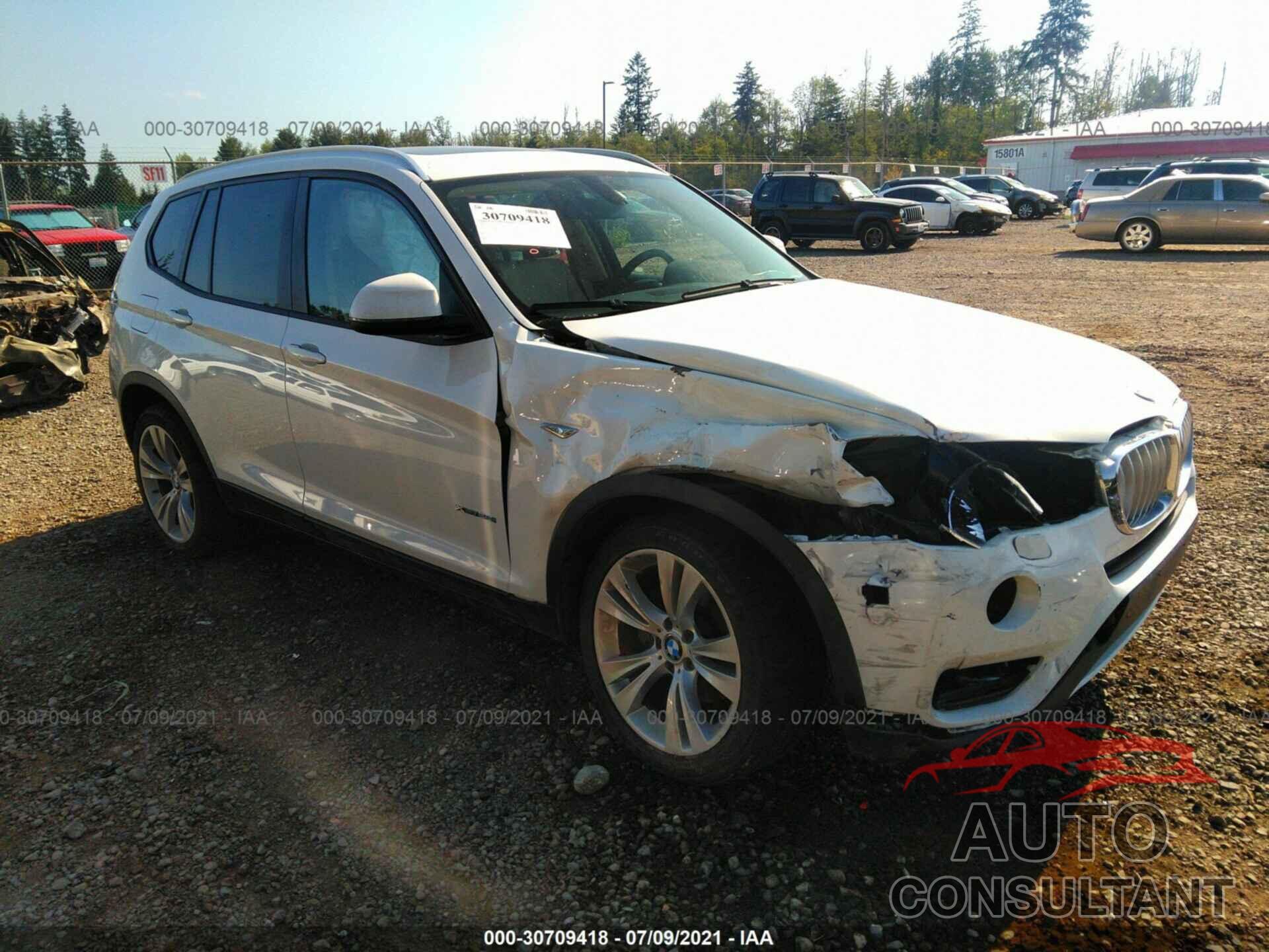 BMW X3 2016 - 5UXWX9C53G0D82084