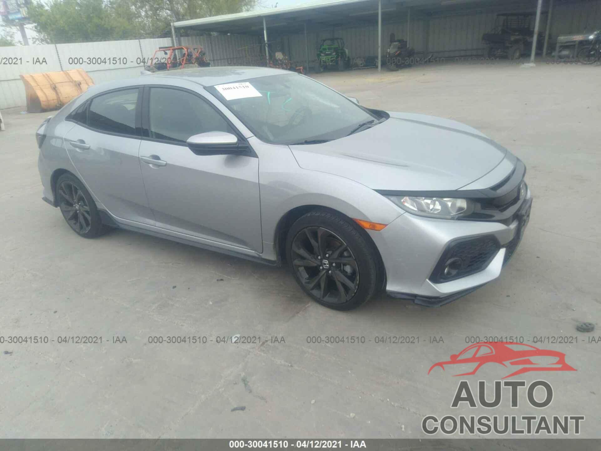 HONDA CIVIC HATCHBACK 2018 - SHHFK7G43JU206355