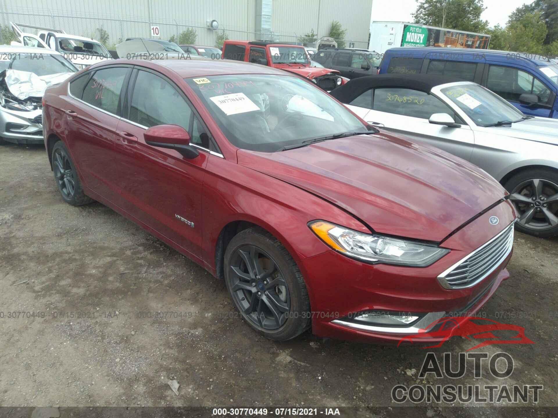 FORD FUSION HYBRID 2018 - 3FA6P0LU1JR274402