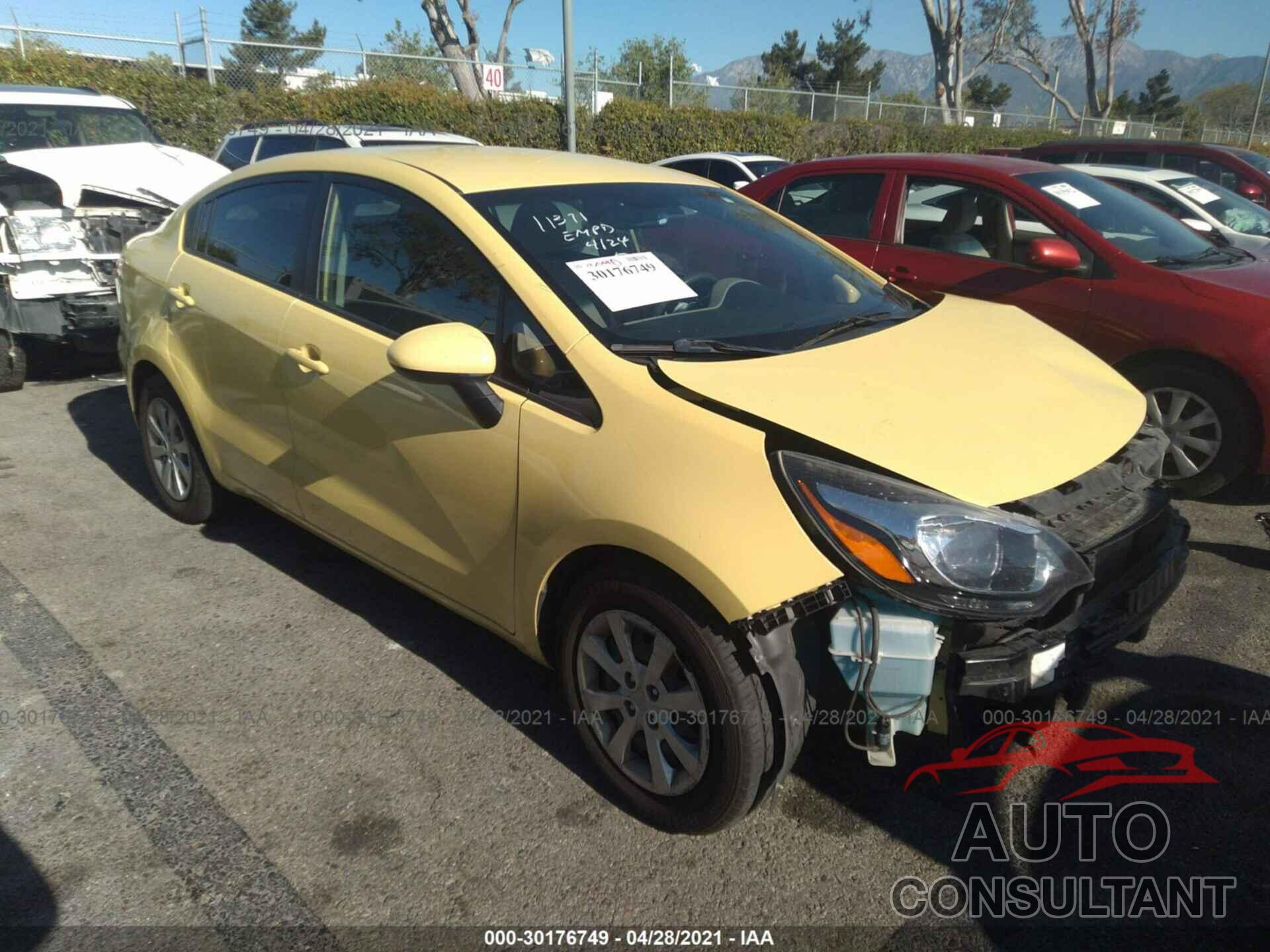 KIA RIO 2016 - KNADM4A34G6645633