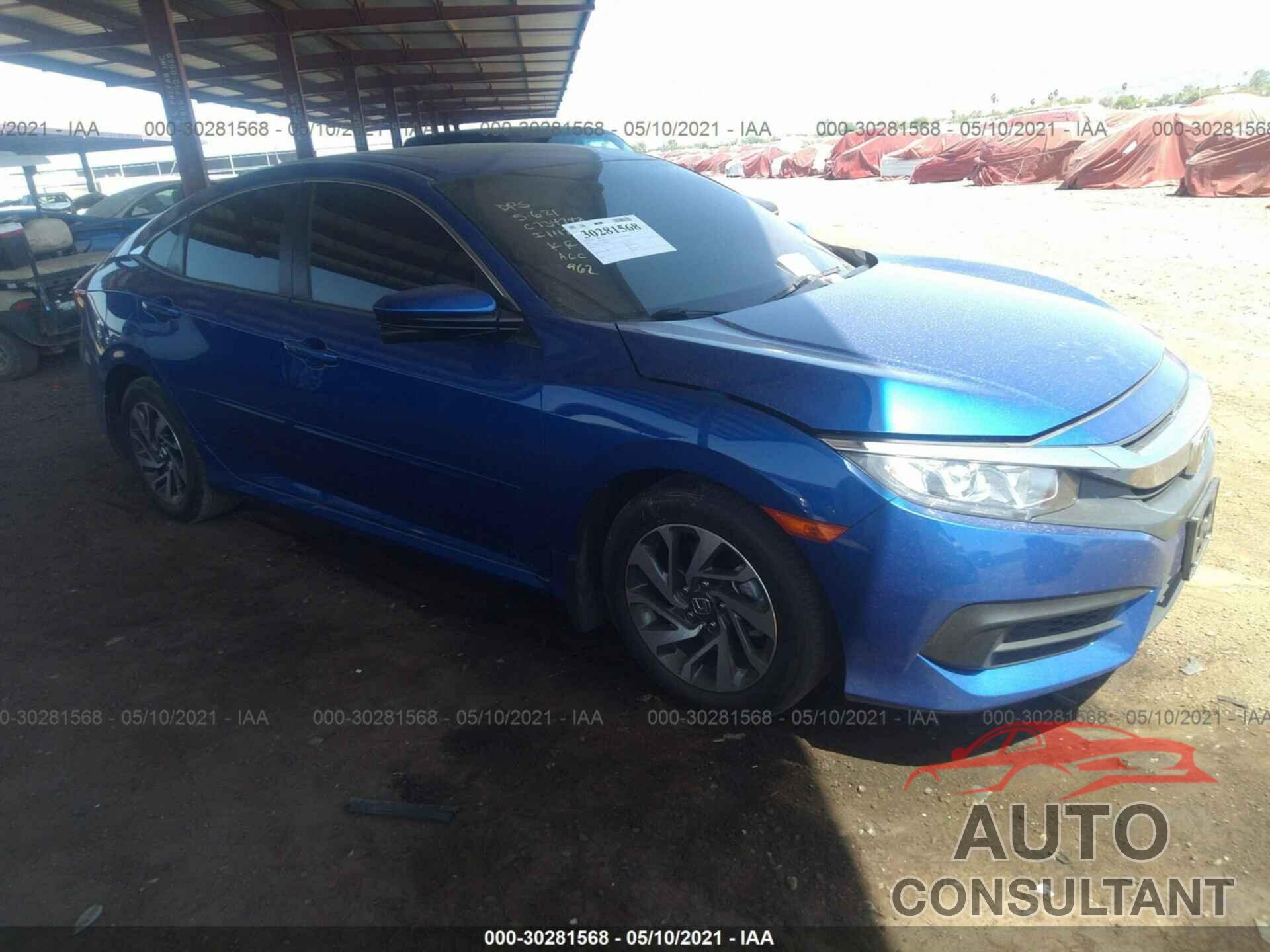 HONDA CIVIC SEDAN 2018 - 2HGFC2F76JH506304