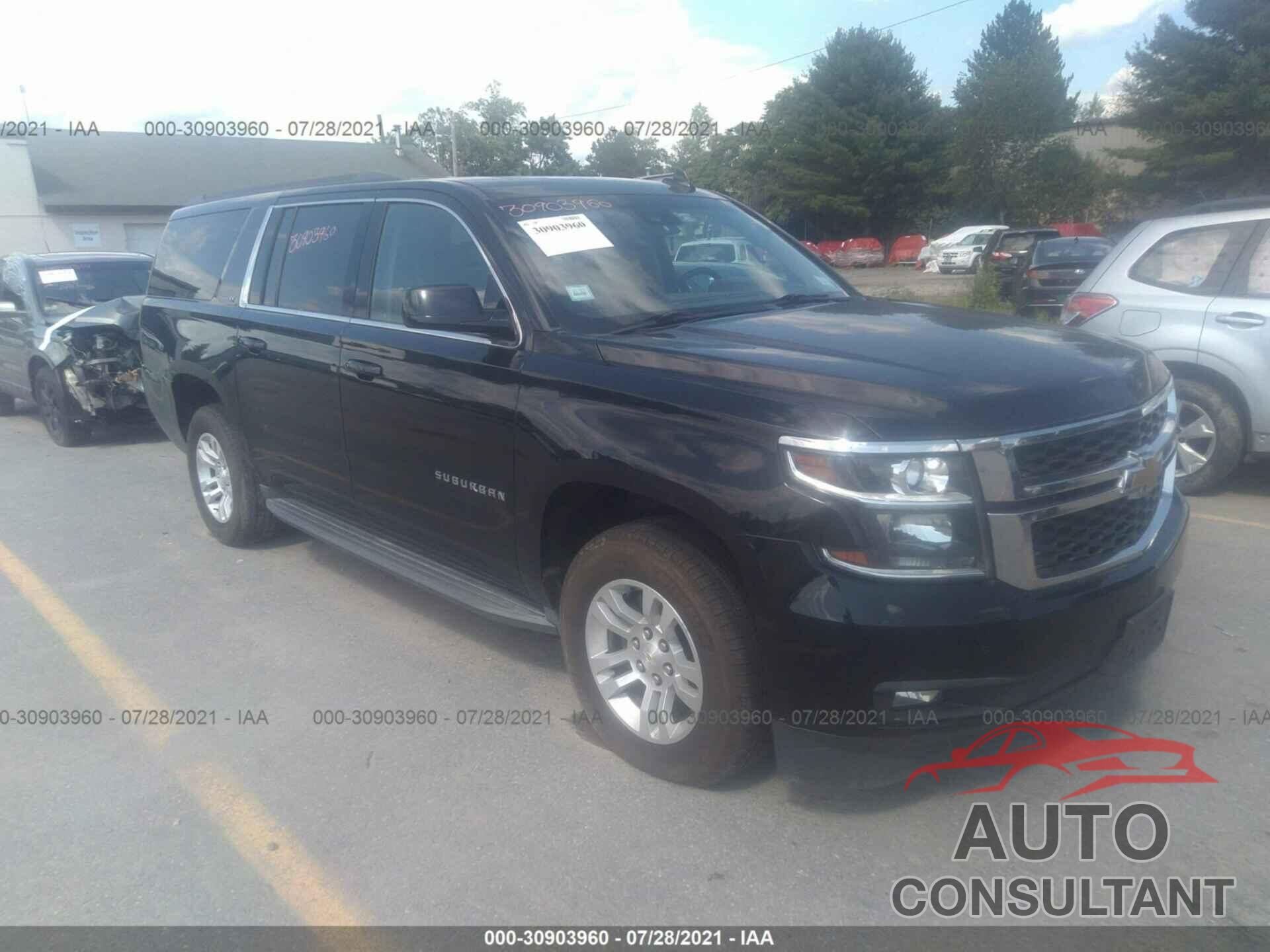 CHEVROLET SUBURBAN 2016 - 1GNSKHKC4GR147363