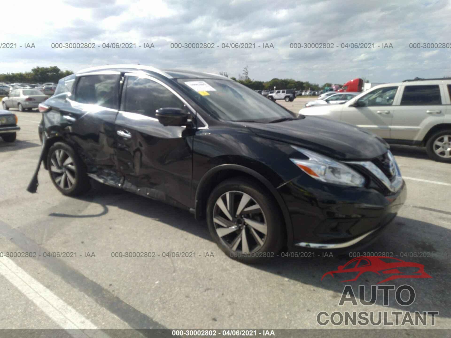 NISSAN MURANO 2018 - 5N1AZ2MG1JN154715