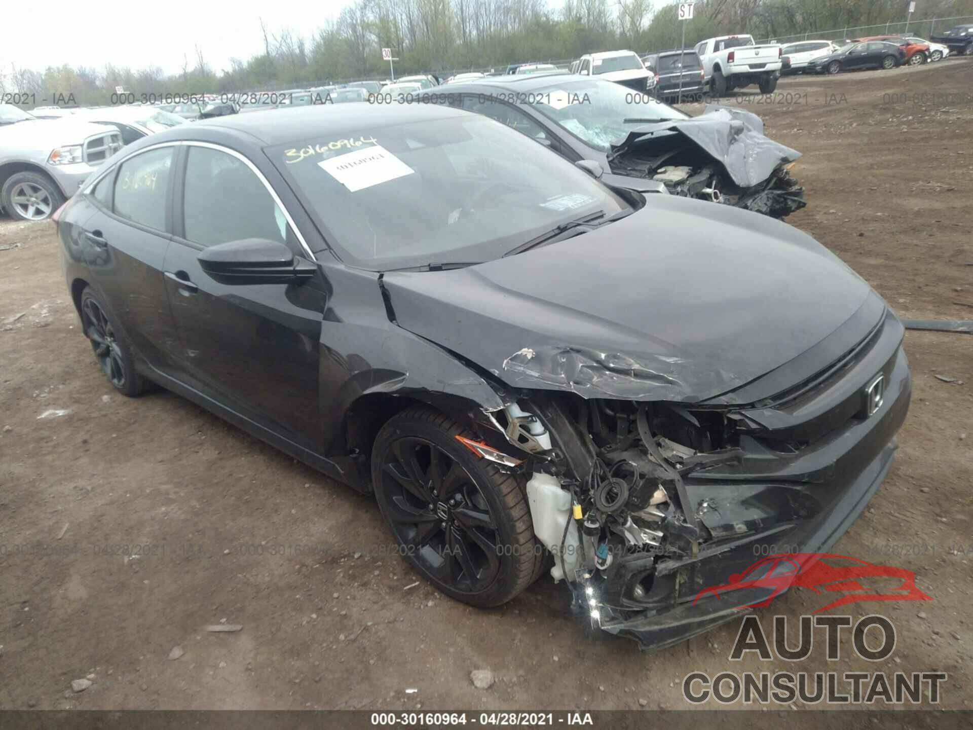 HONDA CIVIC SEDAN 2019 - 19XFC2E82KE003276