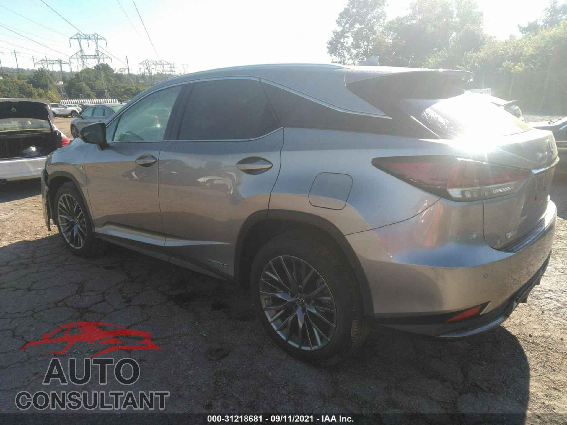 LEXUS RX 2020 - 2T2YGMDA3LC046792