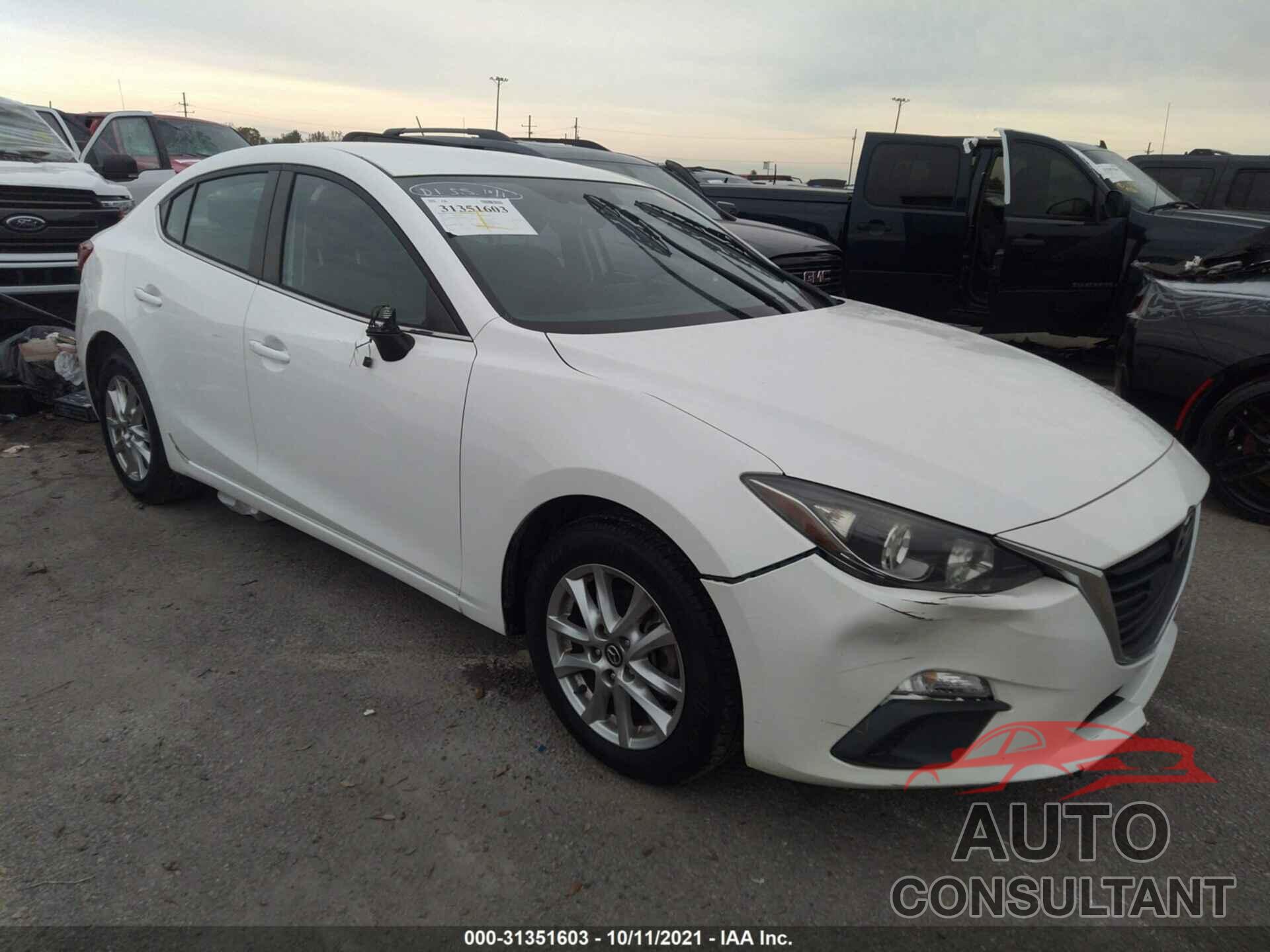 MAZDA MAZDA3 2016 - JM1BM1U78G1295427