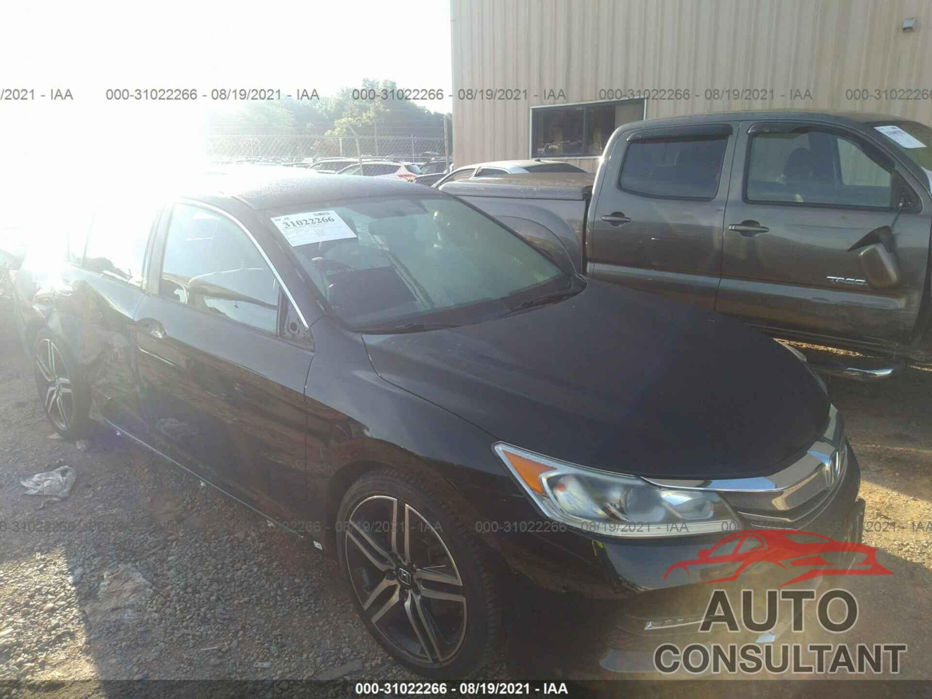 HONDA ACCORD SEDAN 2016 - 1HGCR2F5XGA037497