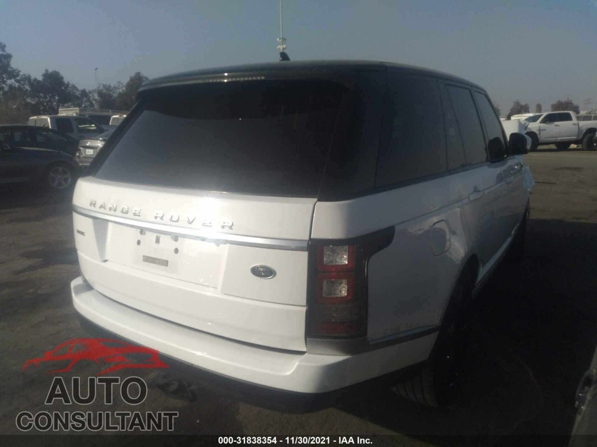 LAND ROVER RANGE ROVER 2016 - SALGS2VF8GA245076
