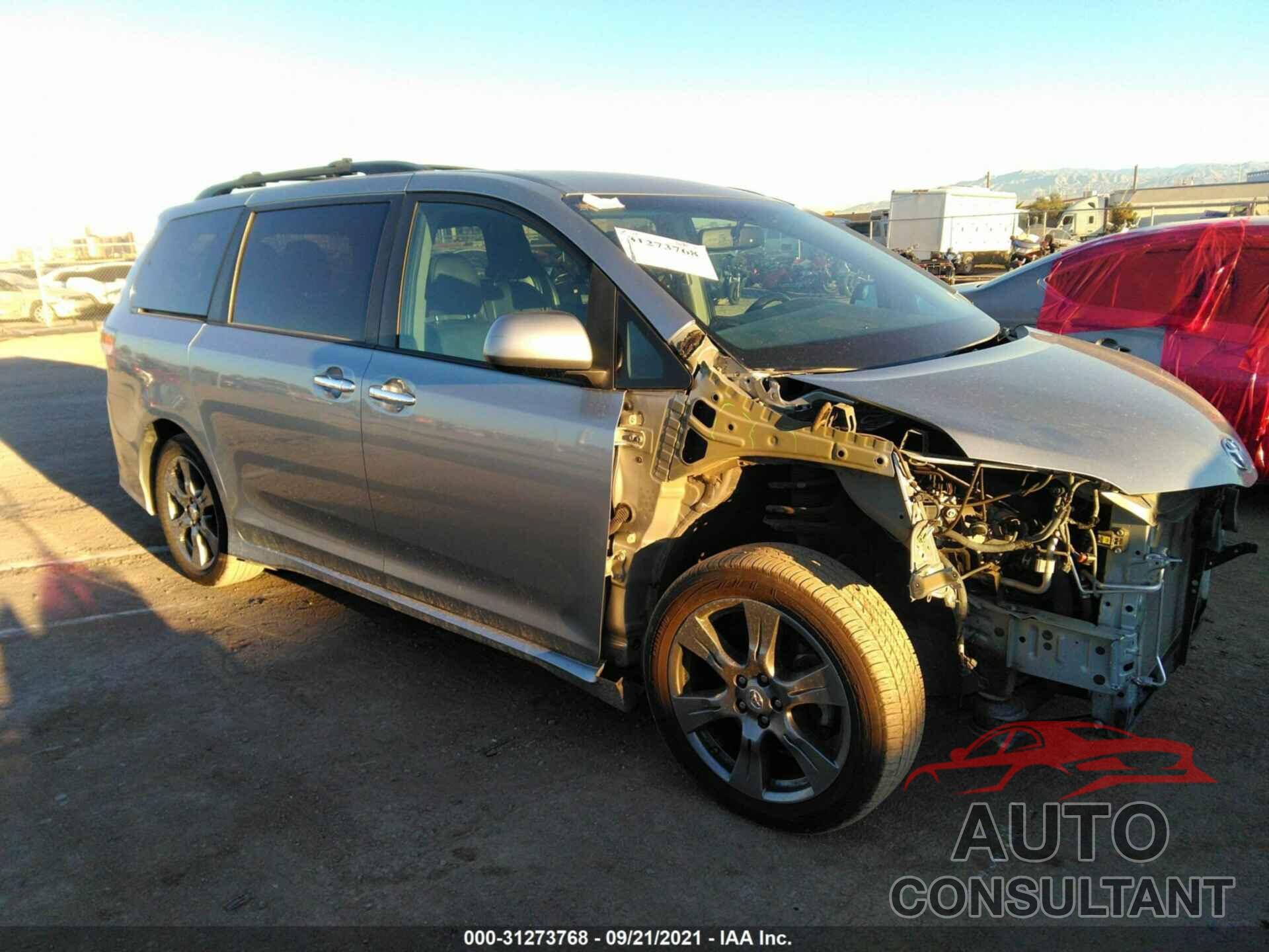 TOYOTA SIENNA 2017 - 5TDXZ3DC3HS852281