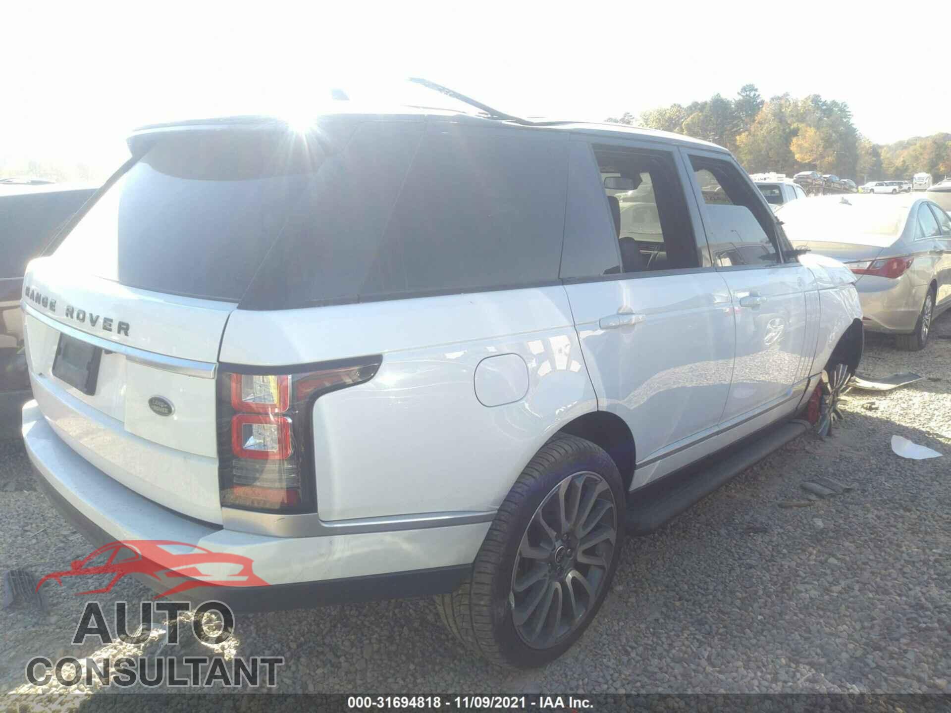LAND ROVER RANGE ROVER 2016 - SALGS2VF4GA280410