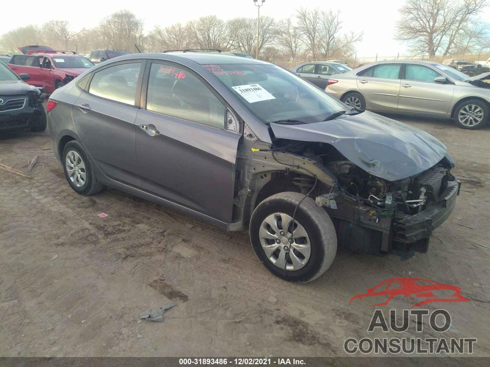 HYUNDAI ACCENT 2017 - KMHCT4AEXHU275445