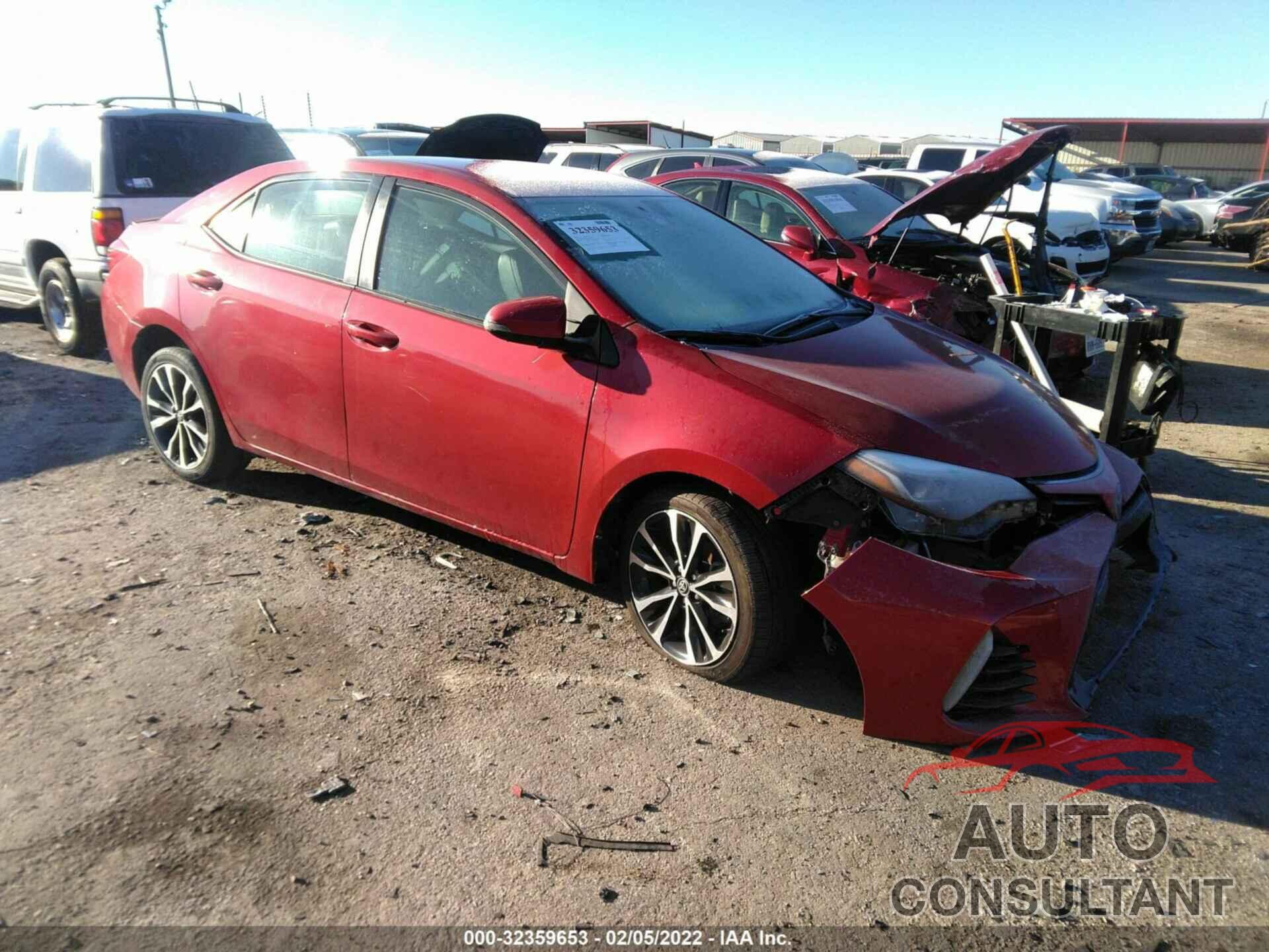 TOYOTA COROLLA 2017 - 5YFBURHE2HP599681