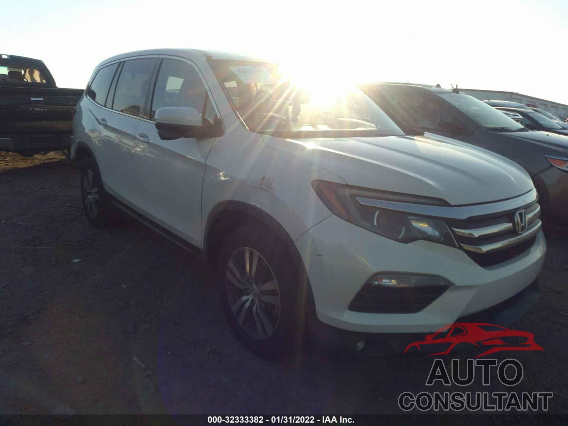 HONDA PILOT 2016 - 5FNYF5H57GB036648