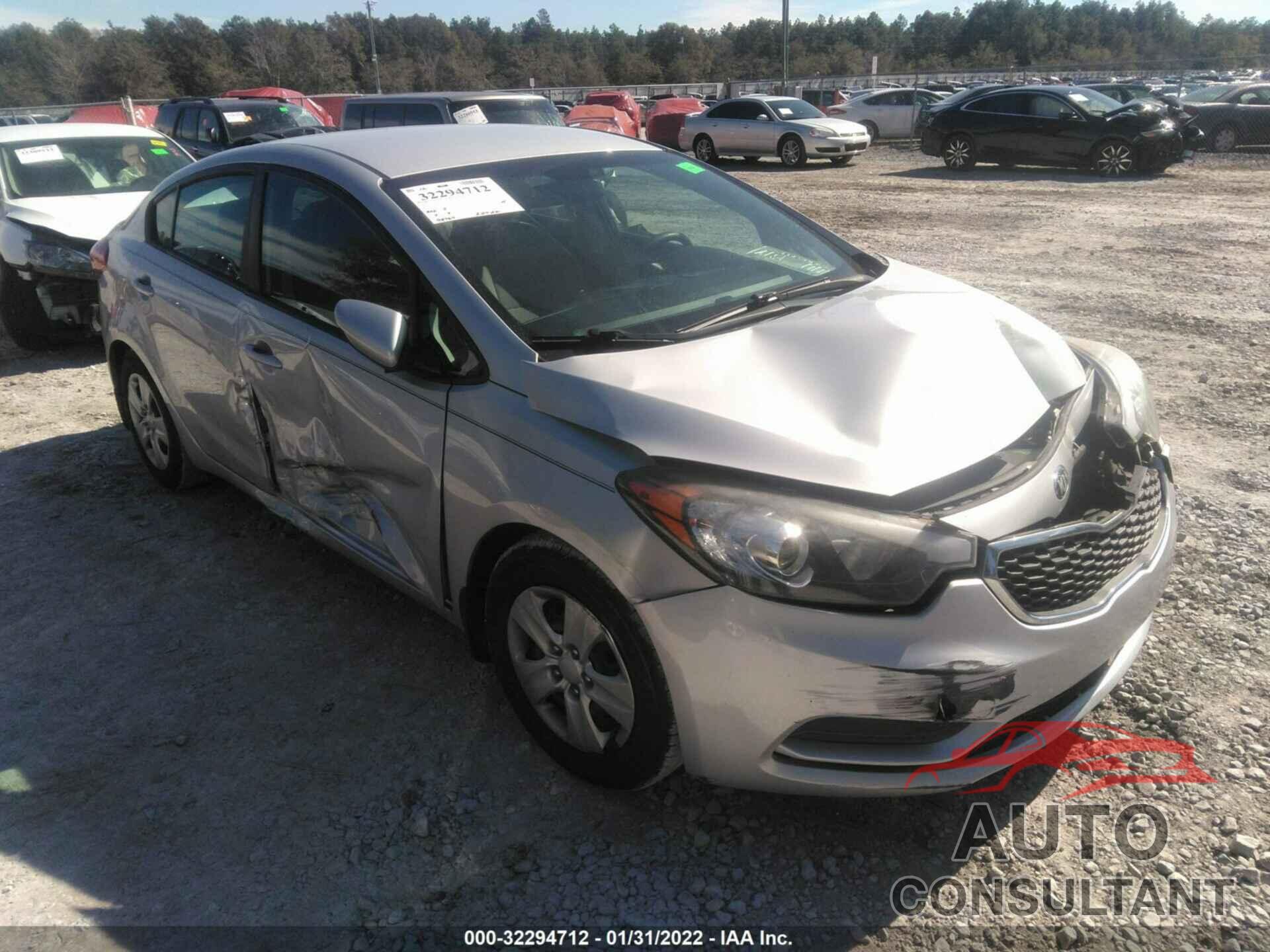 KIA FORTE 2016 - KNAFK4A64G5445849