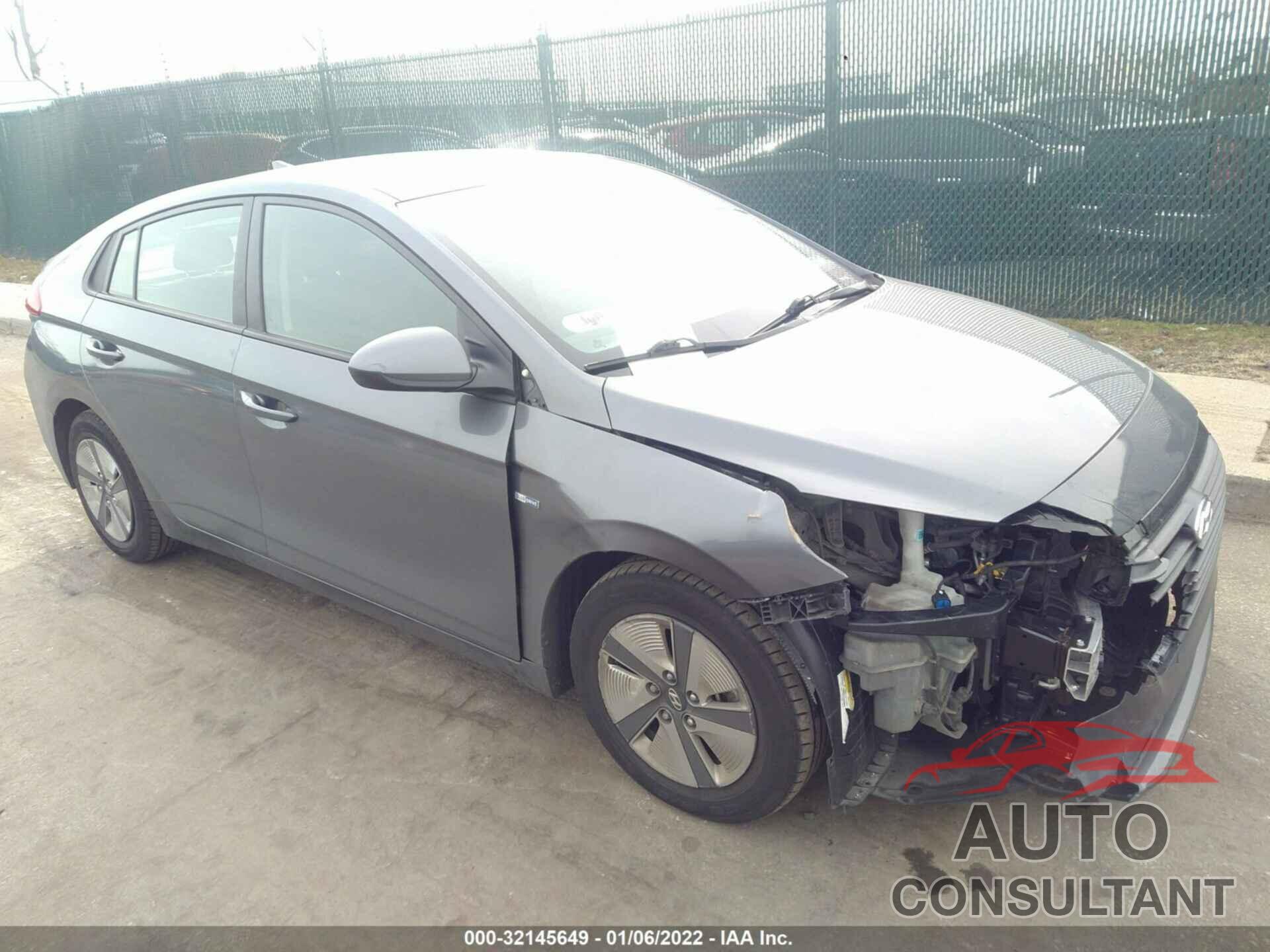 HYUNDAI IONIQ HYBRID 2019 - KMHC65LC1KU179168