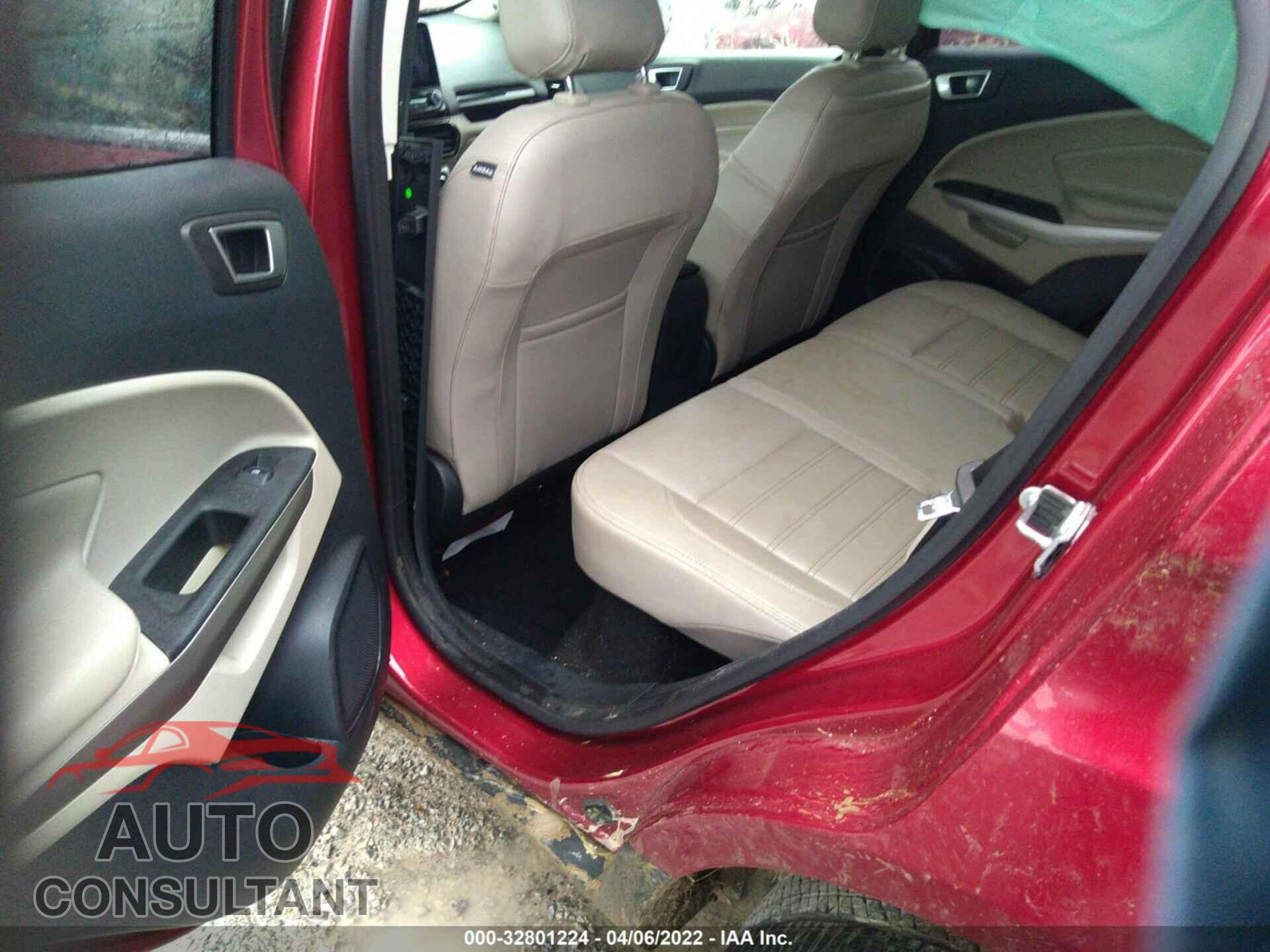 FORD ECOSPORT 2019 - MAJ6S3KL5KC293852