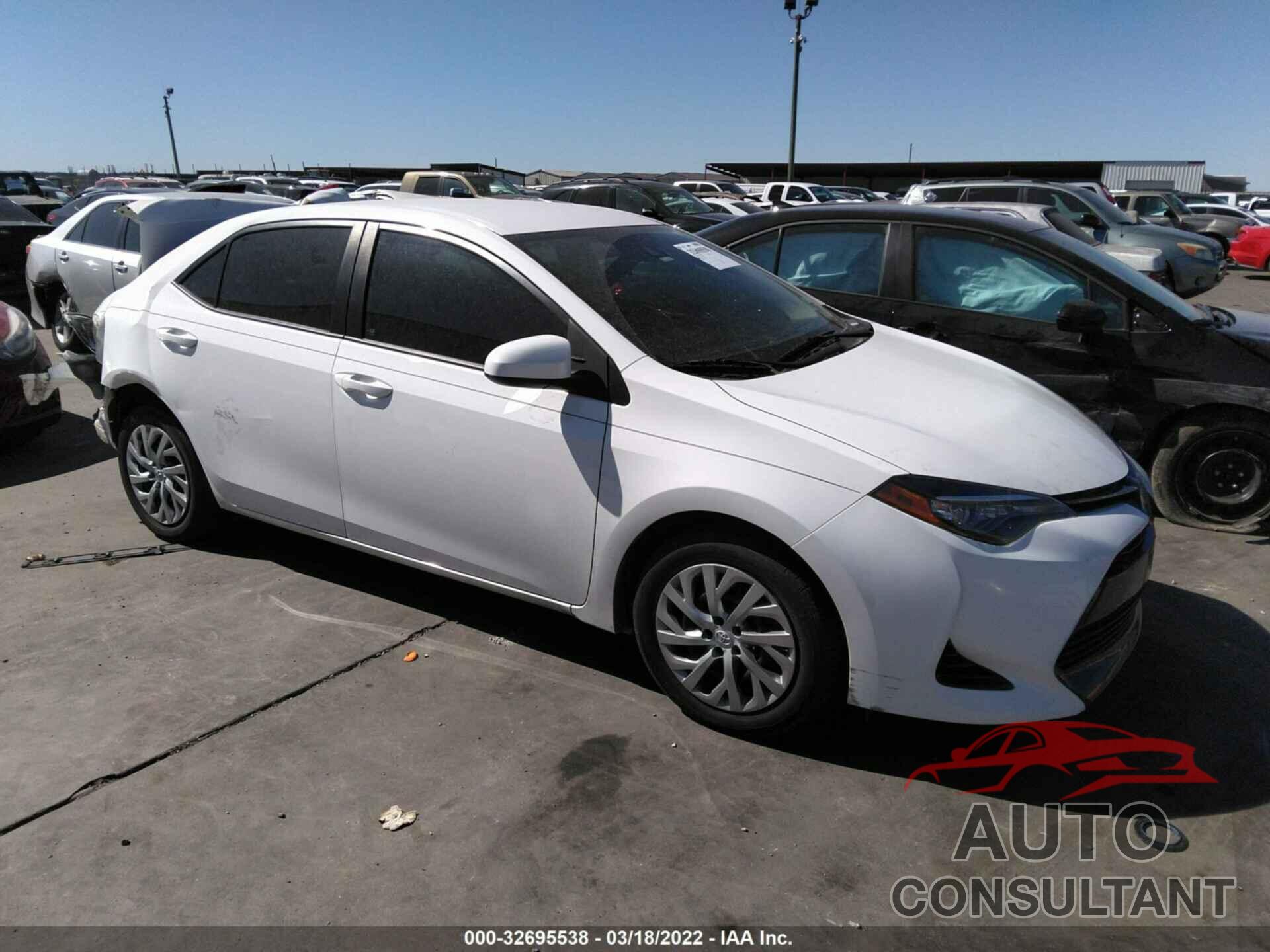 TOYOTA COROLLA 2017 - 2T1BURHEXHC784853