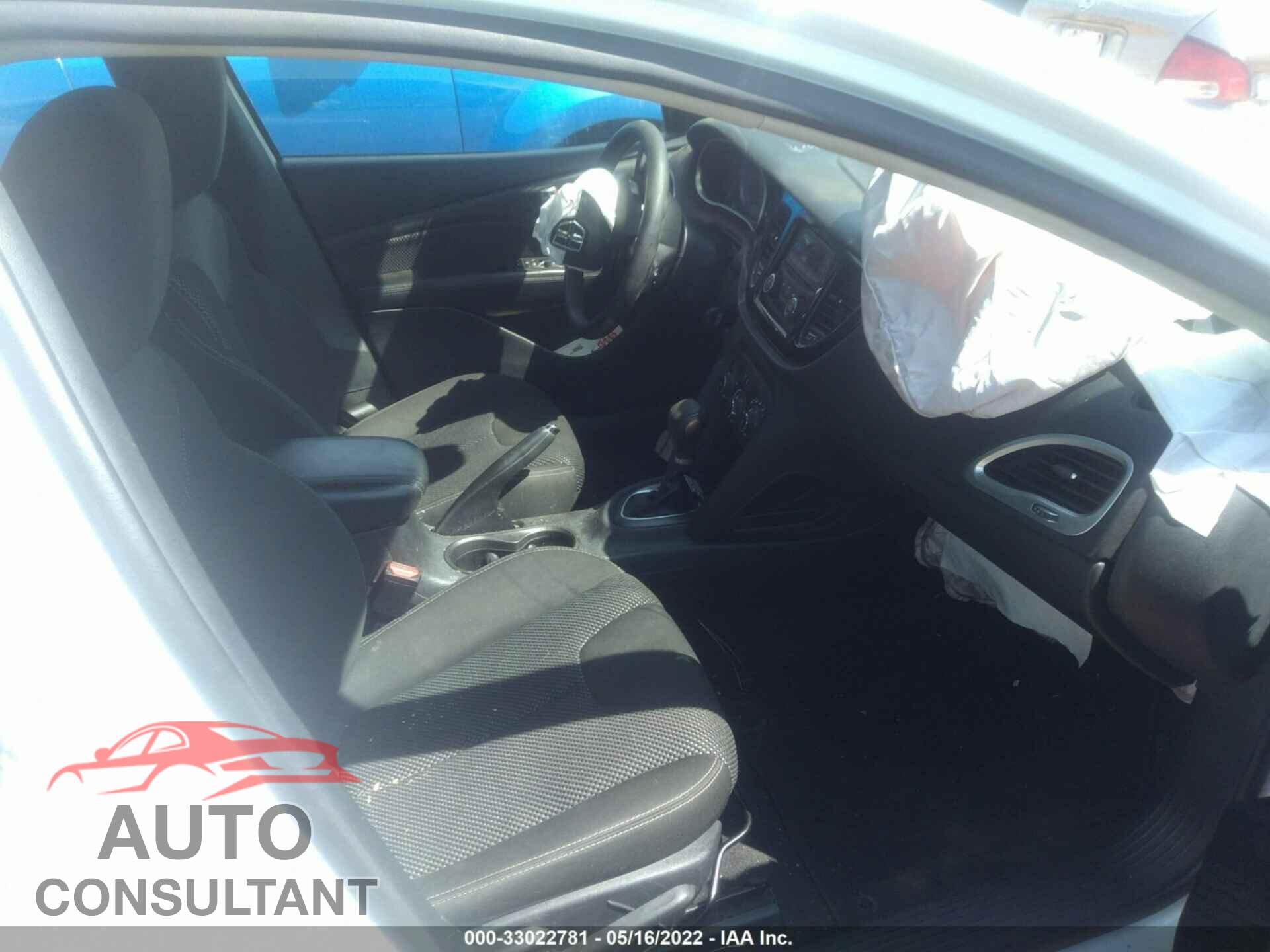 DODGE DART 2016 - 1C3CDFBB2GD623436
