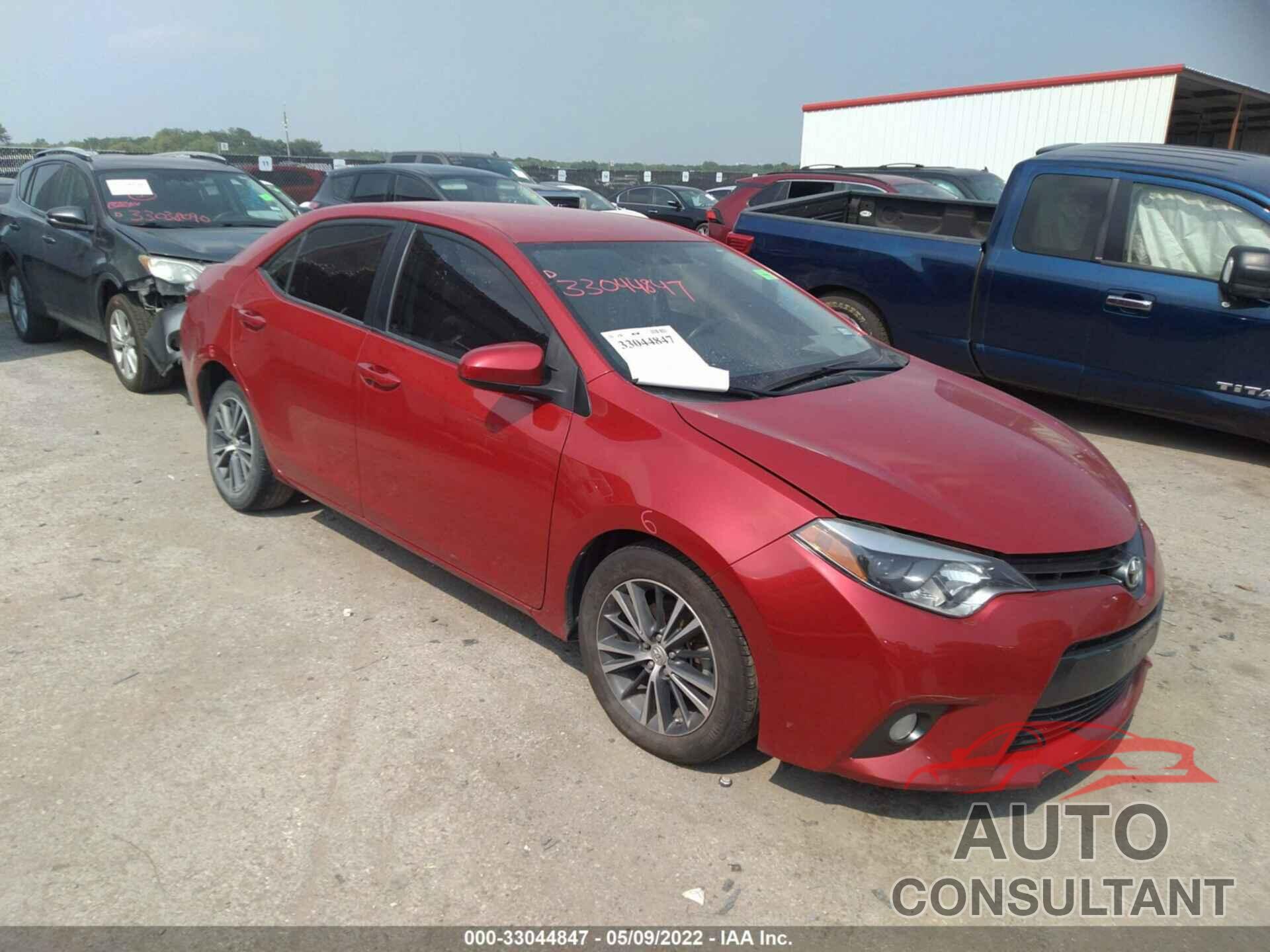 TOYOTA COROLLA 2016 - 2T1BURHE7GC642636