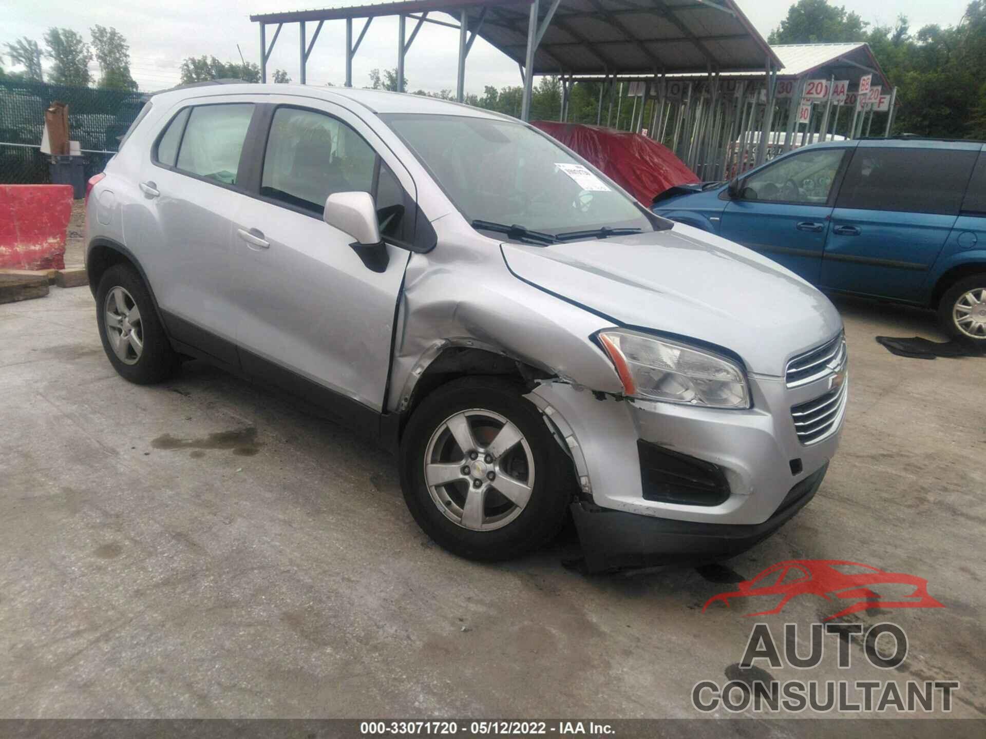 CHEVROLET TRAX 2016 - 3GNCJNSB1GL263382