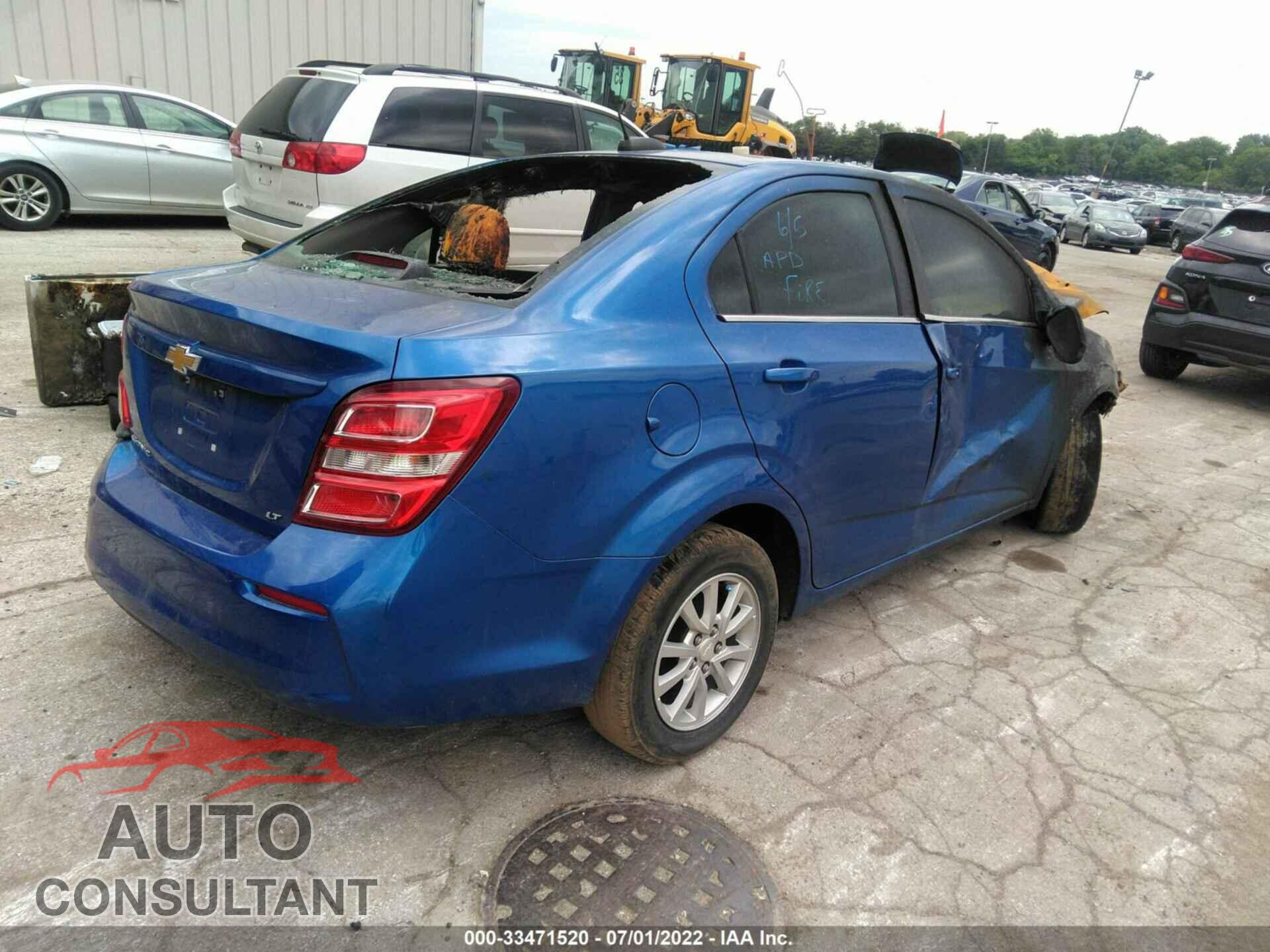 CHEVROLET SONIC 2019 - 1G1JD5SB4K4114608