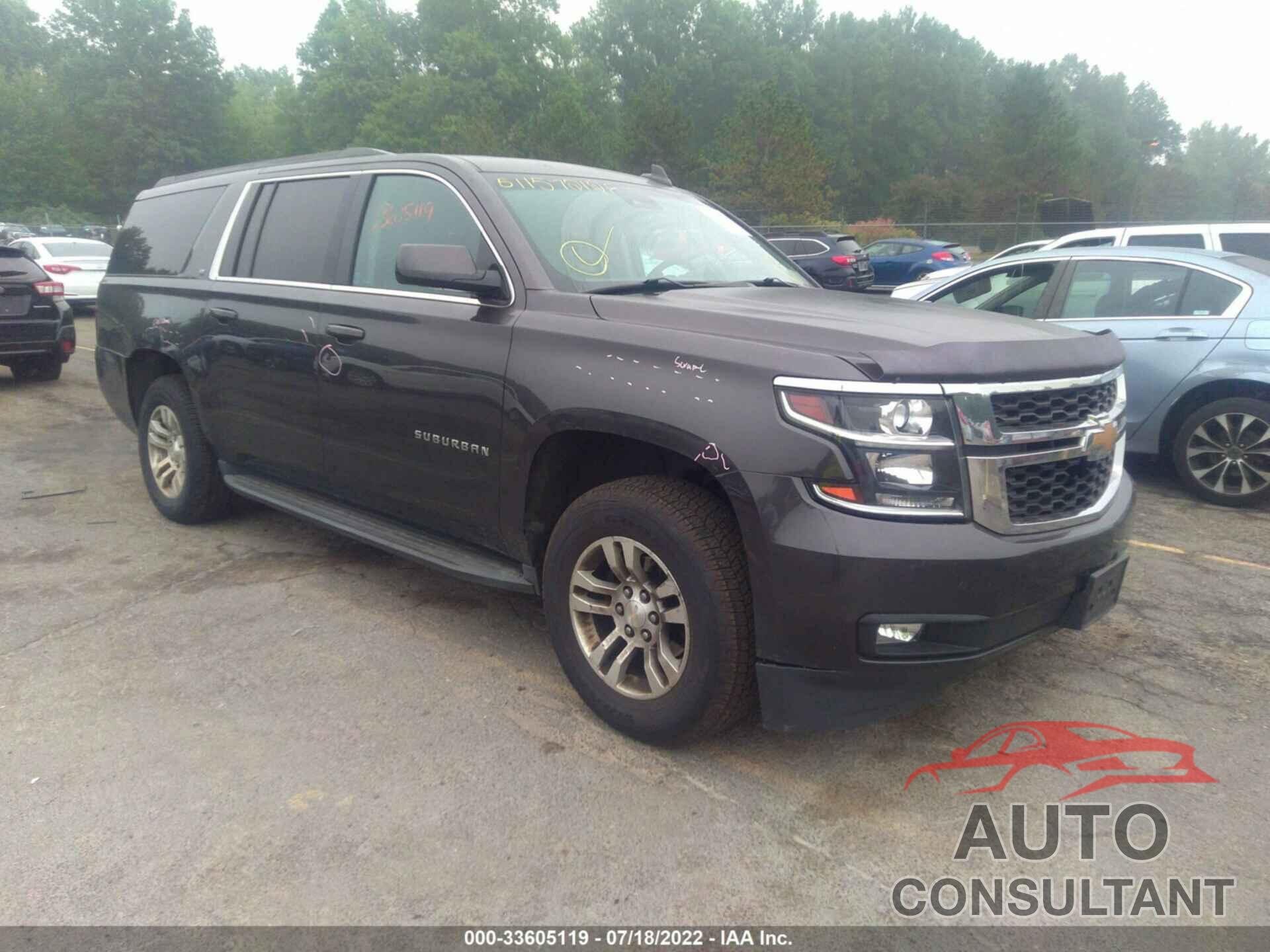 CHEVROLET SUBURBAN 2016 - 1GNSKHKC0GR419388