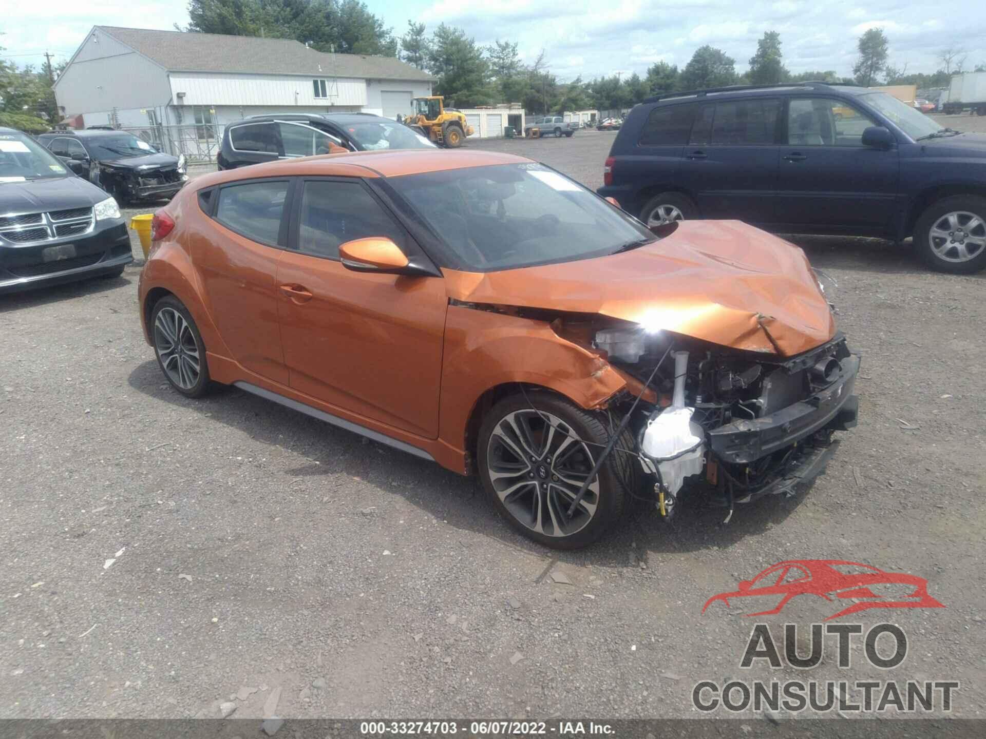 HYUNDAI VELOSTER 2016 - KMHTC6AE9GU303147