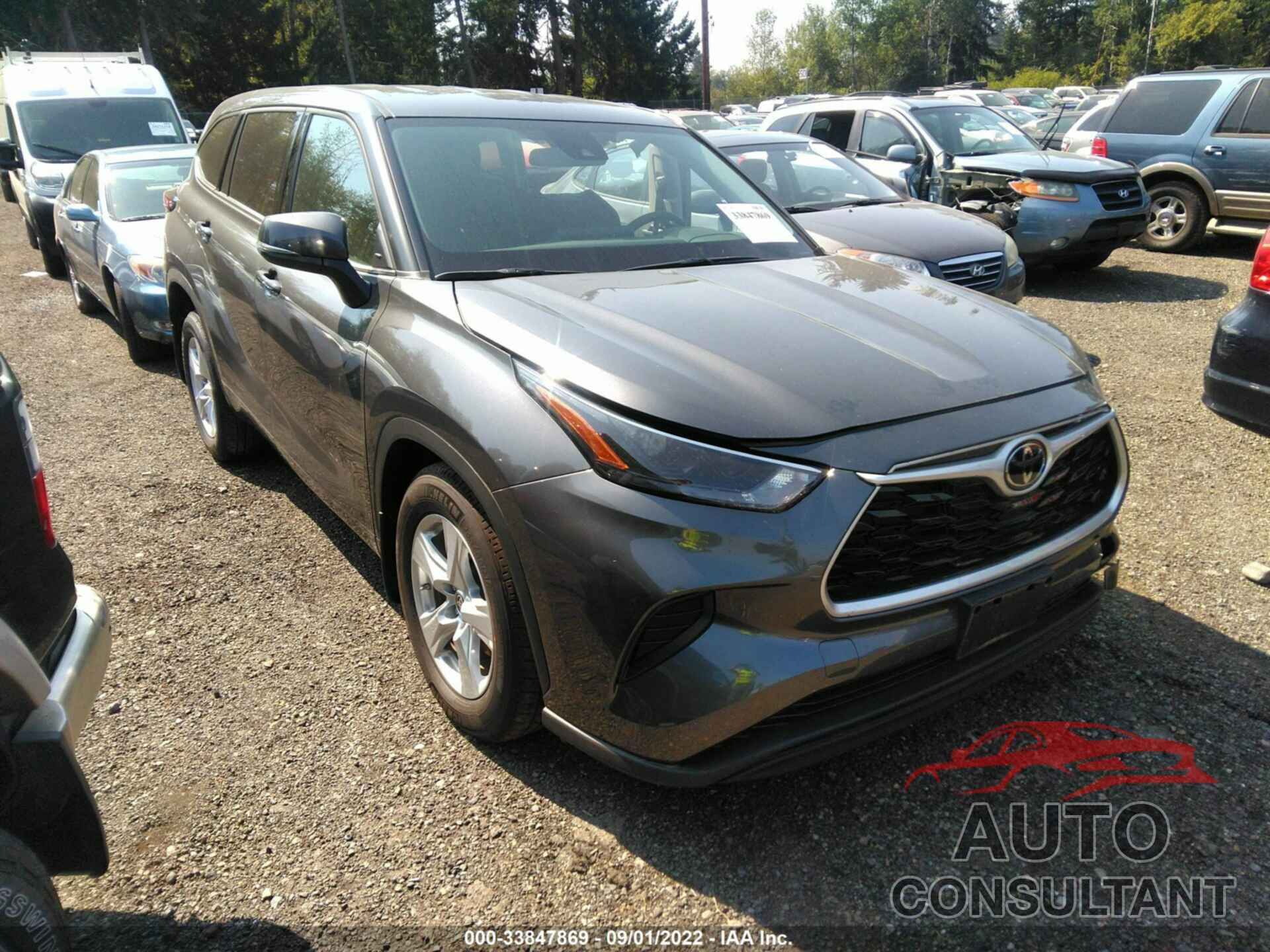 TOYOTA HIGHLANDER 2022 - 5TDCZRBH6NS167994
