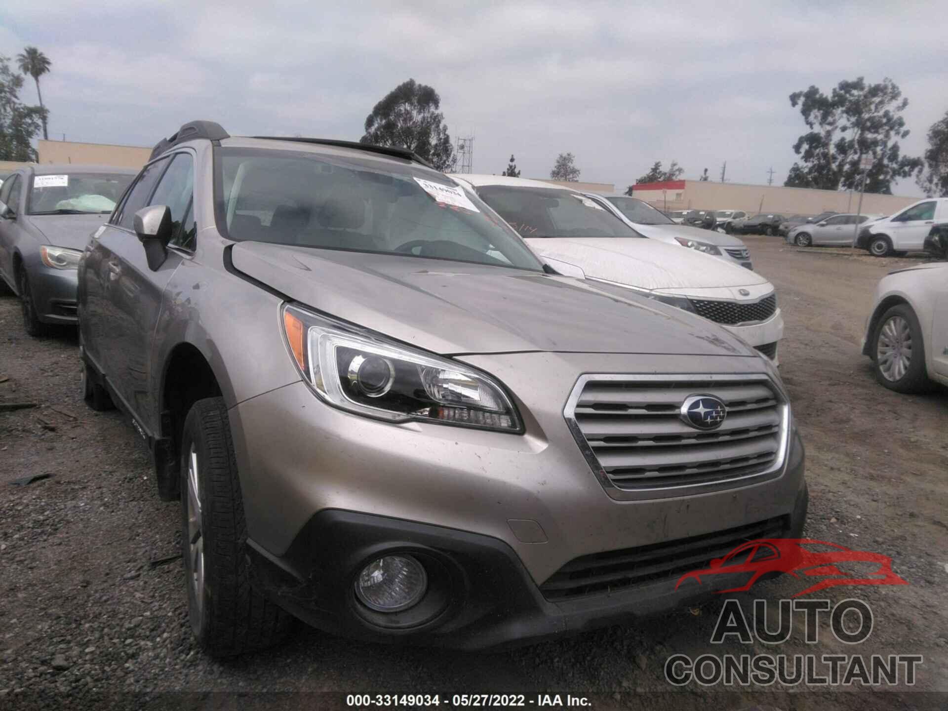SUBARU OUTBACK 2017 - 4S4BSAHC0H3282380