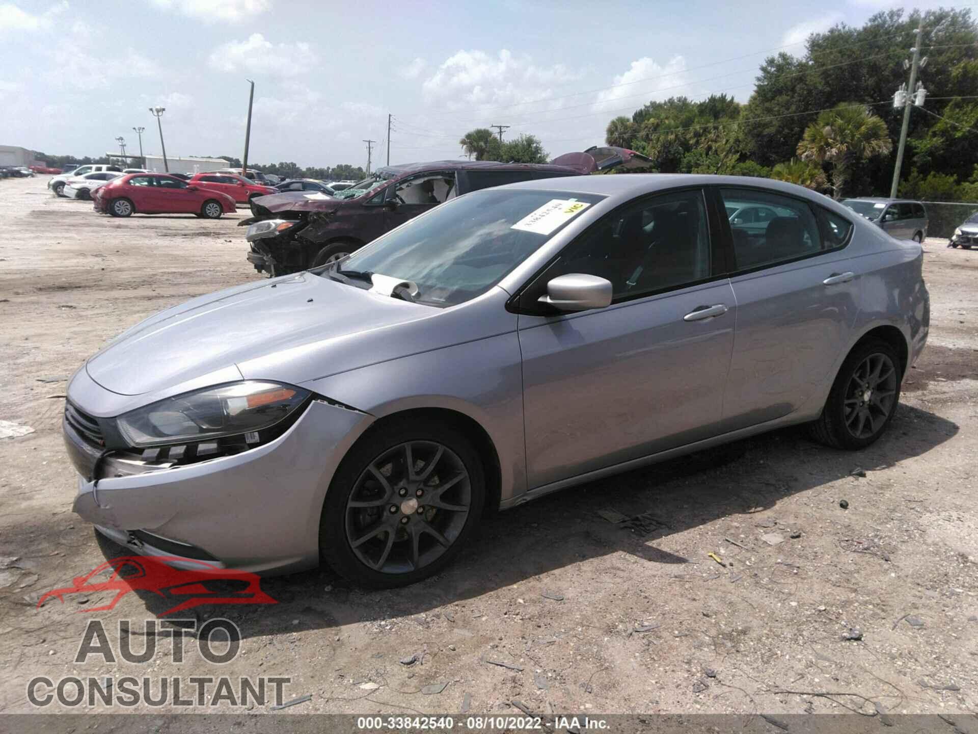 DODGE DART 2016 - 1C3CDFAA6GD508119
