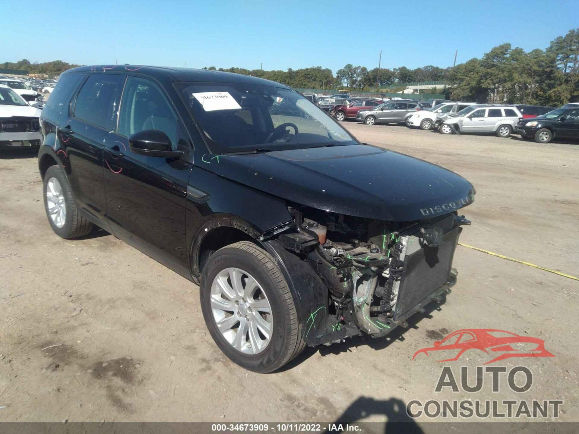 LAND ROVER DISCOVERY SPORT 2019 - SALCP2FX8KH807050