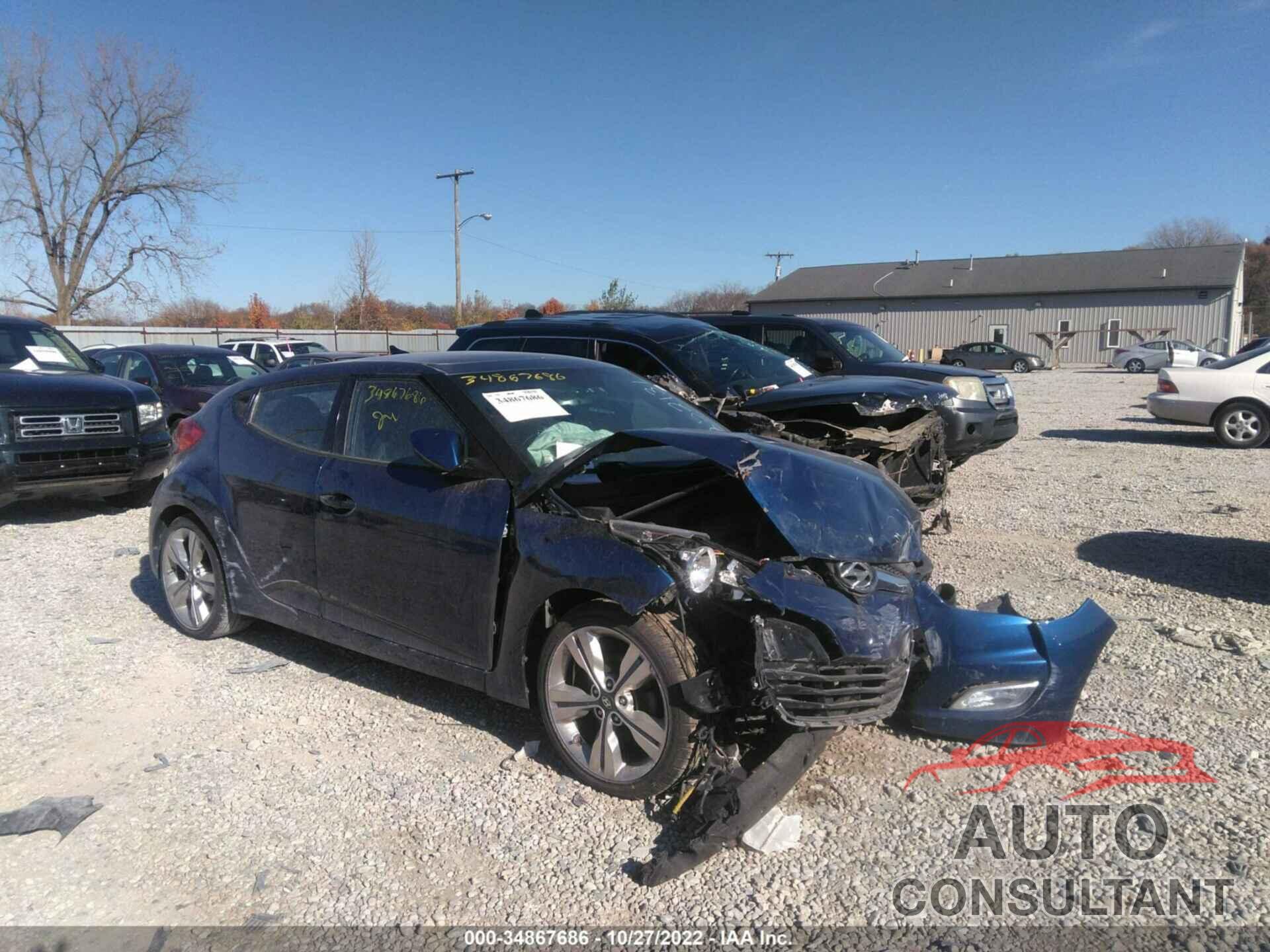 HYUNDAI VELOSTER 2016 - KMHTC6AD2GU252131