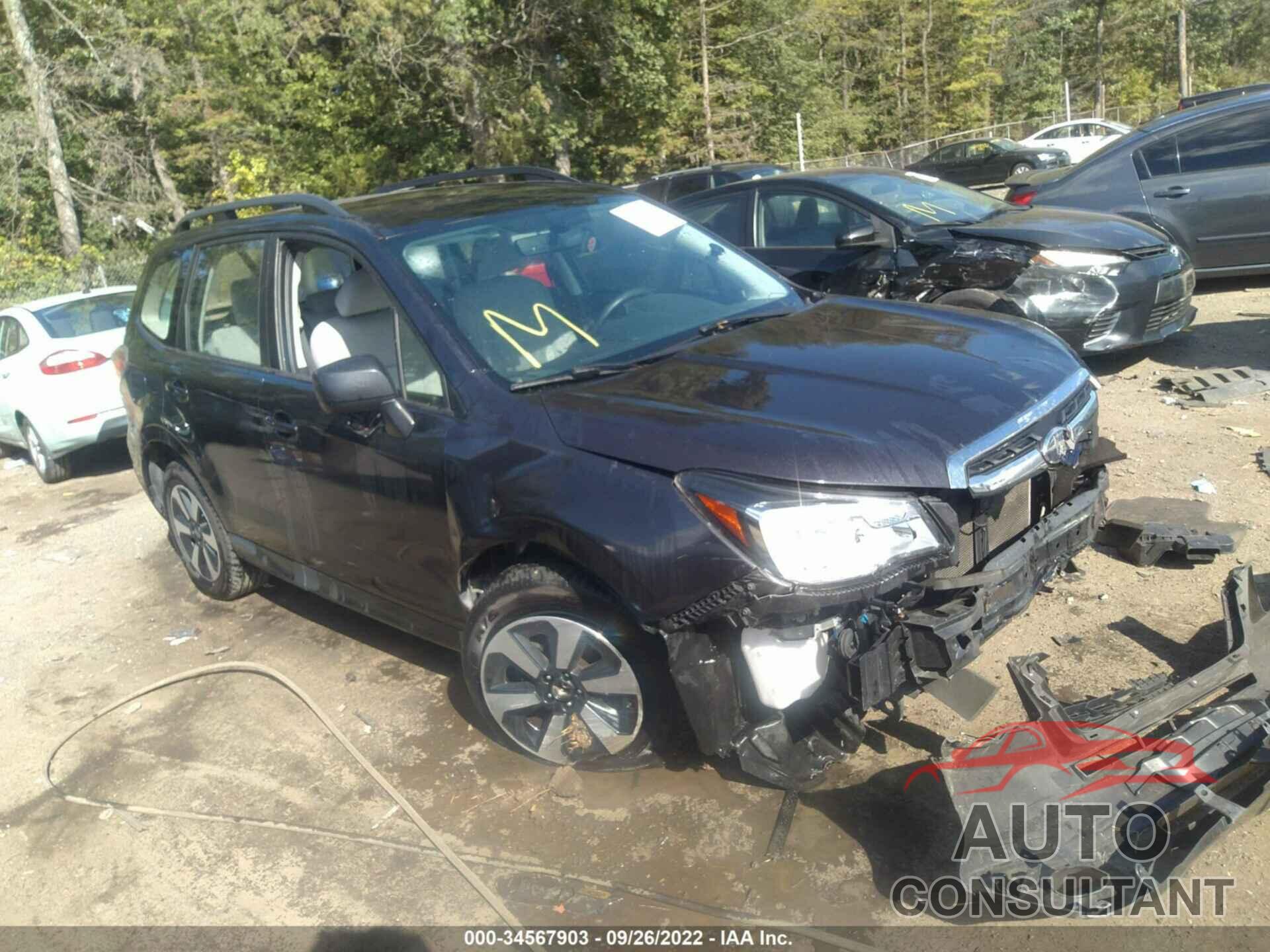 SUBARU FORESTER 2017 - JF2SJABC2HH523358