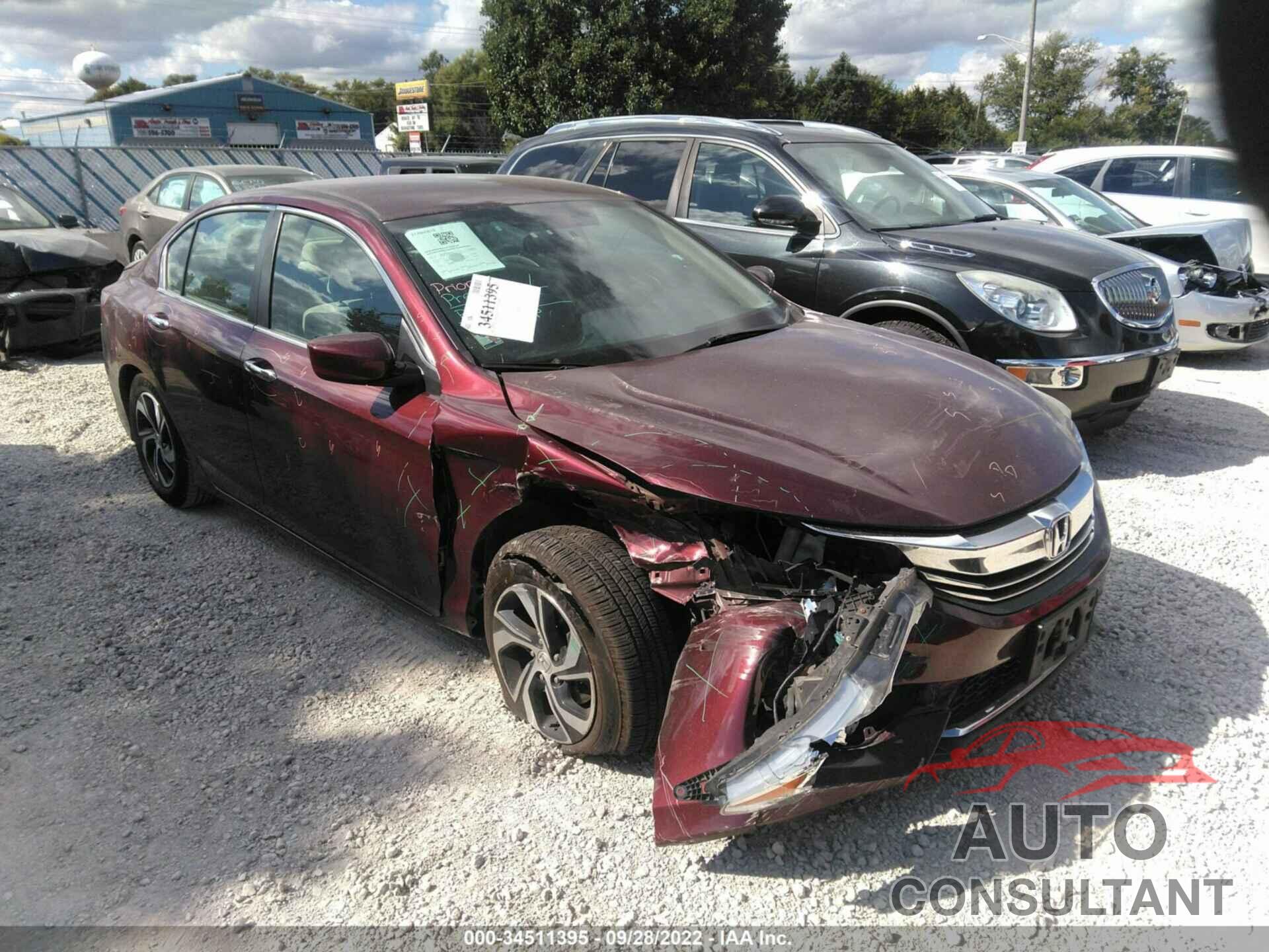 HONDA ACCORD SEDAN 2016 - 1HGCR2F35GA067120