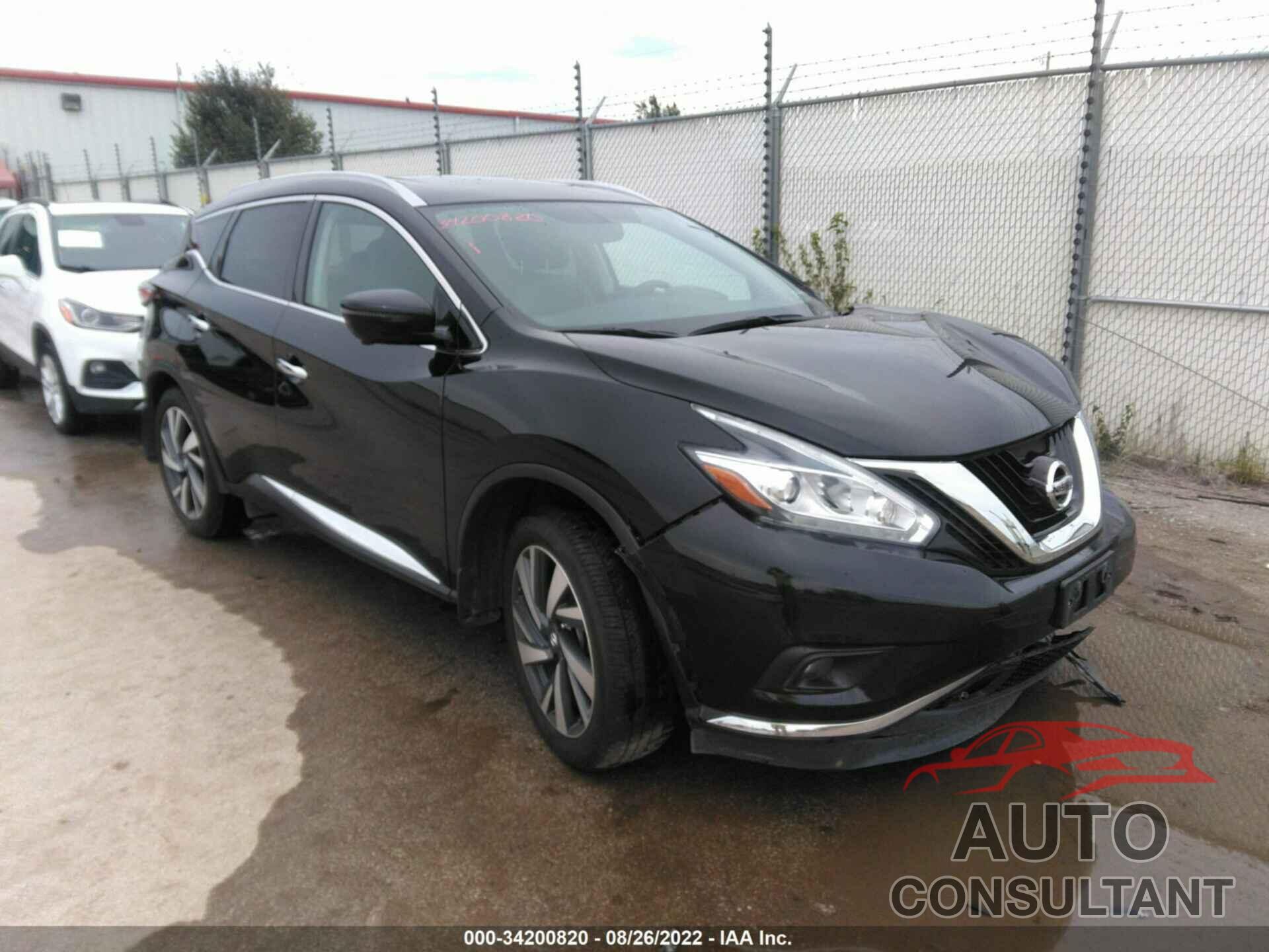 NISSAN MURANO 2018 - 5N1AZ2MH7JN197979