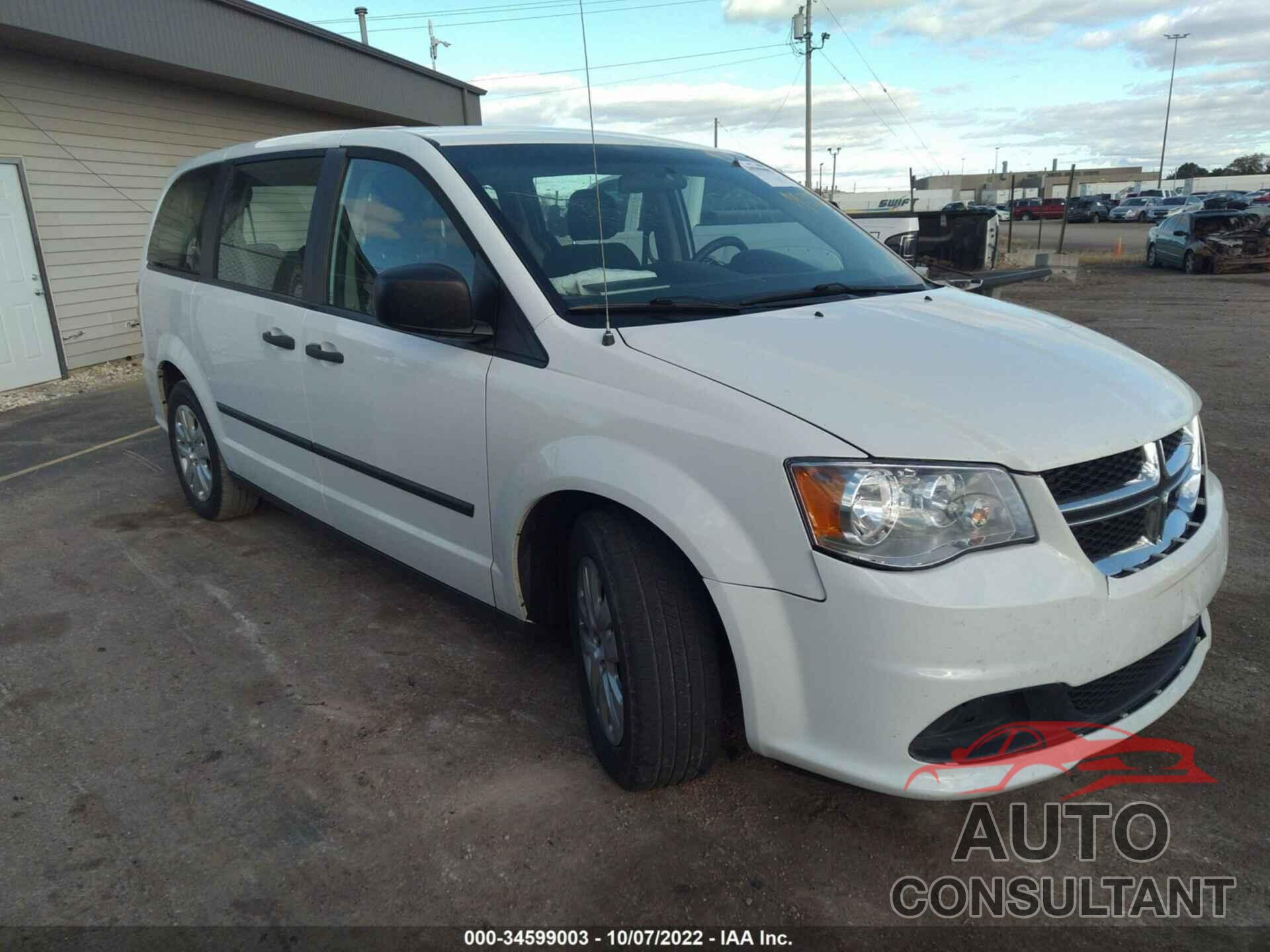 DODGE GRAND CARAVAN 2016 - 2C4RDGBG5GR279055