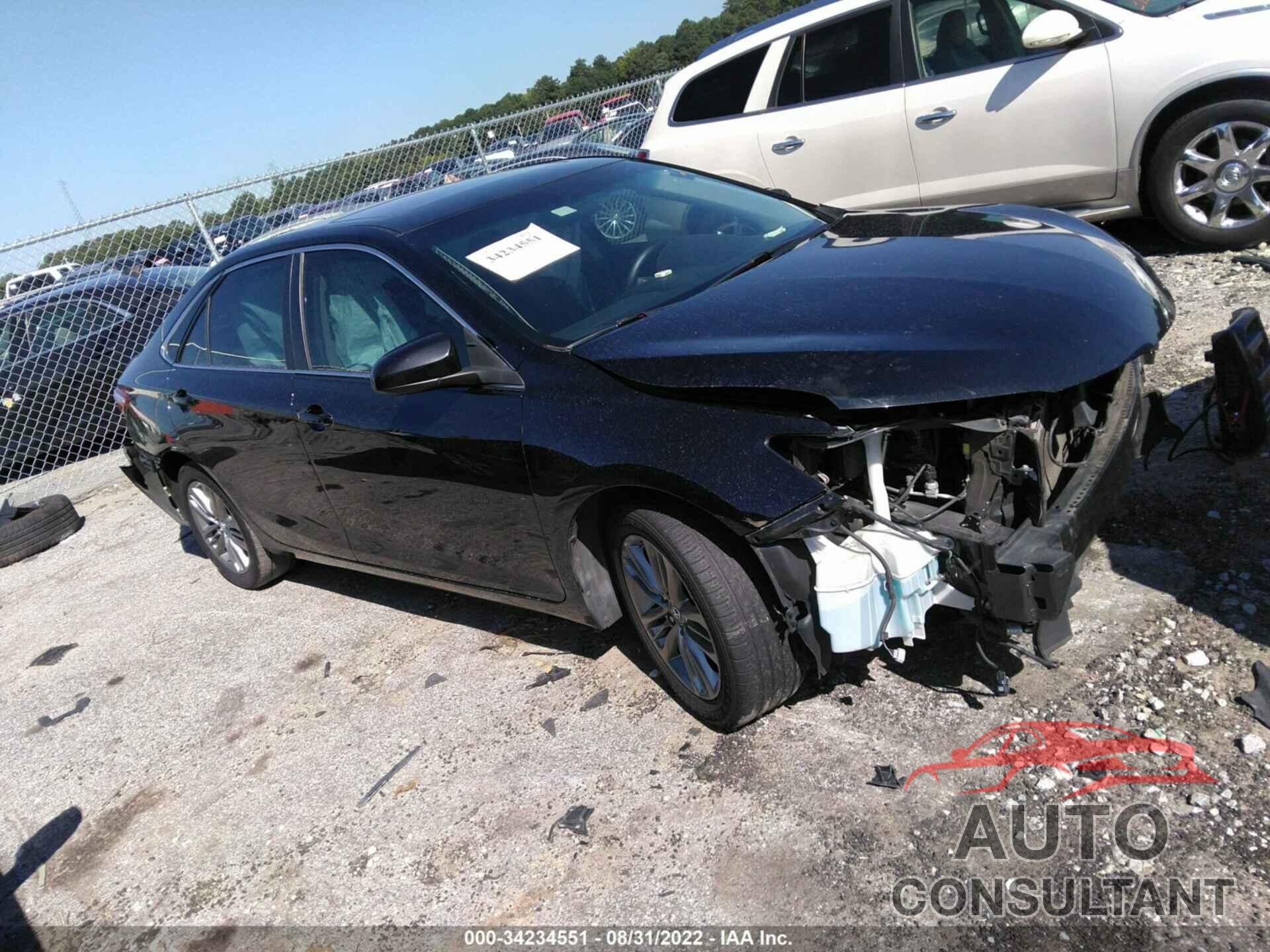 TOYOTA CAMRY 2017 - 4T1BF1FK7HU388592