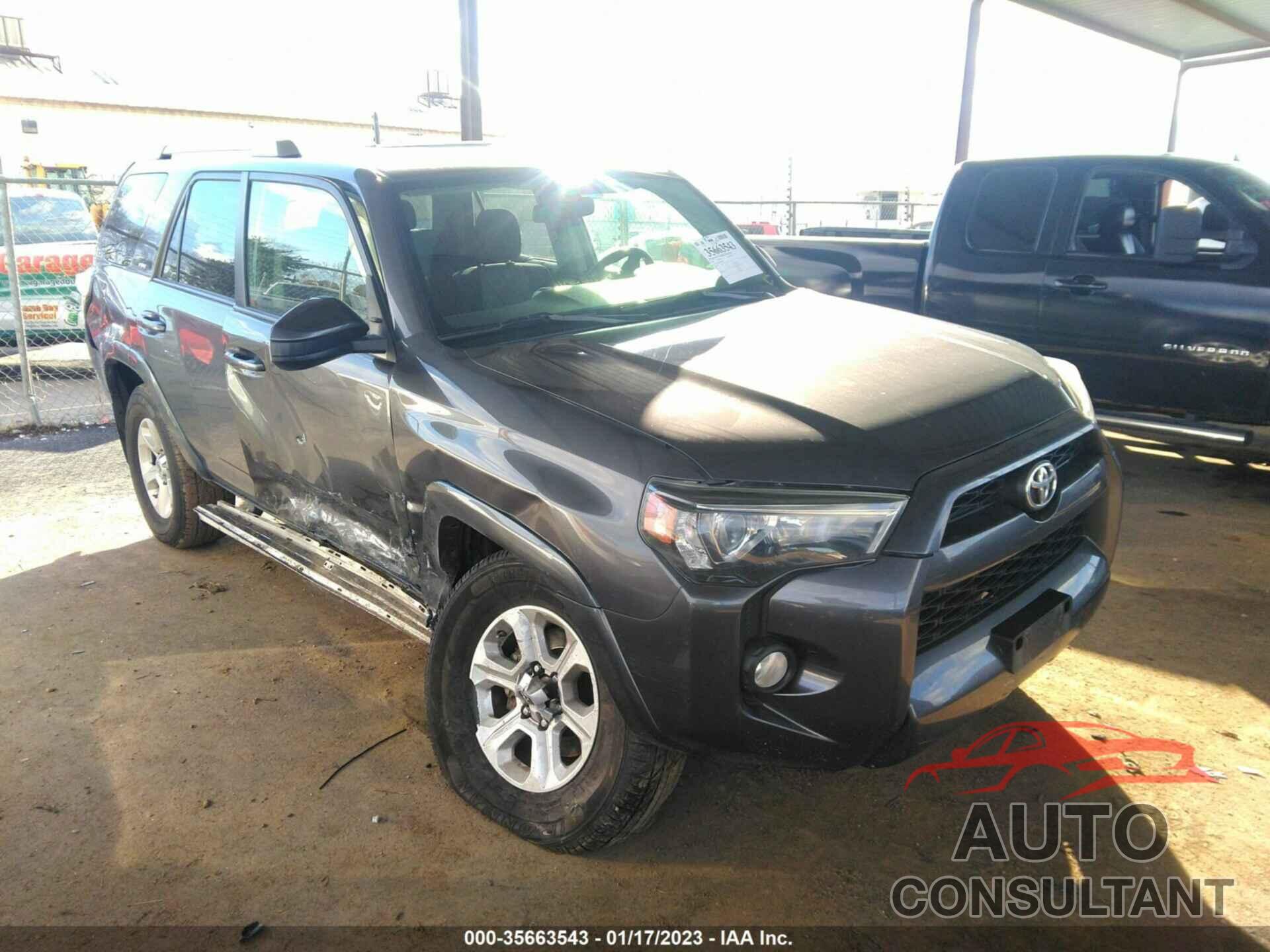 TOYOTA 4RUNNER 2015 - JTEBU5JR8F5259639