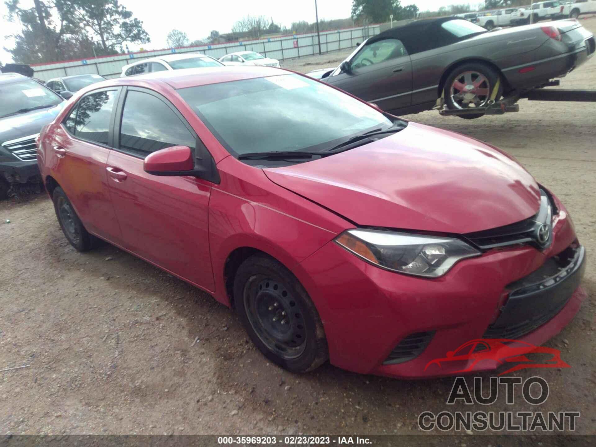 TOYOTA COROLLA 2016 - 5YFBURHE8GP412118