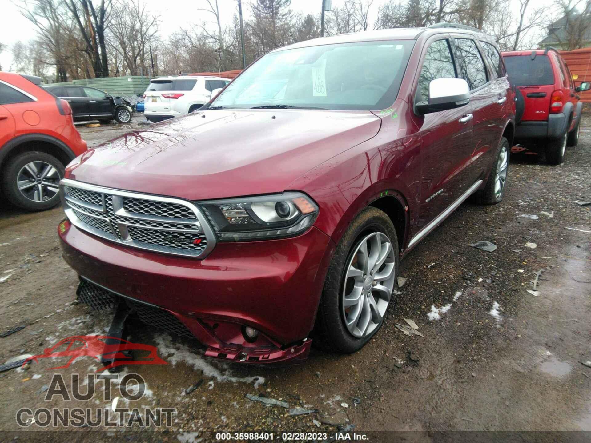 DODGE DURANGO 2017 - 1C4SDJET7HC782992