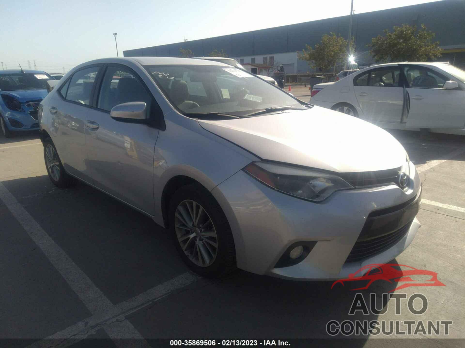 TOYOTA COROLLA 2015 - 5YFBURHE7FP285733