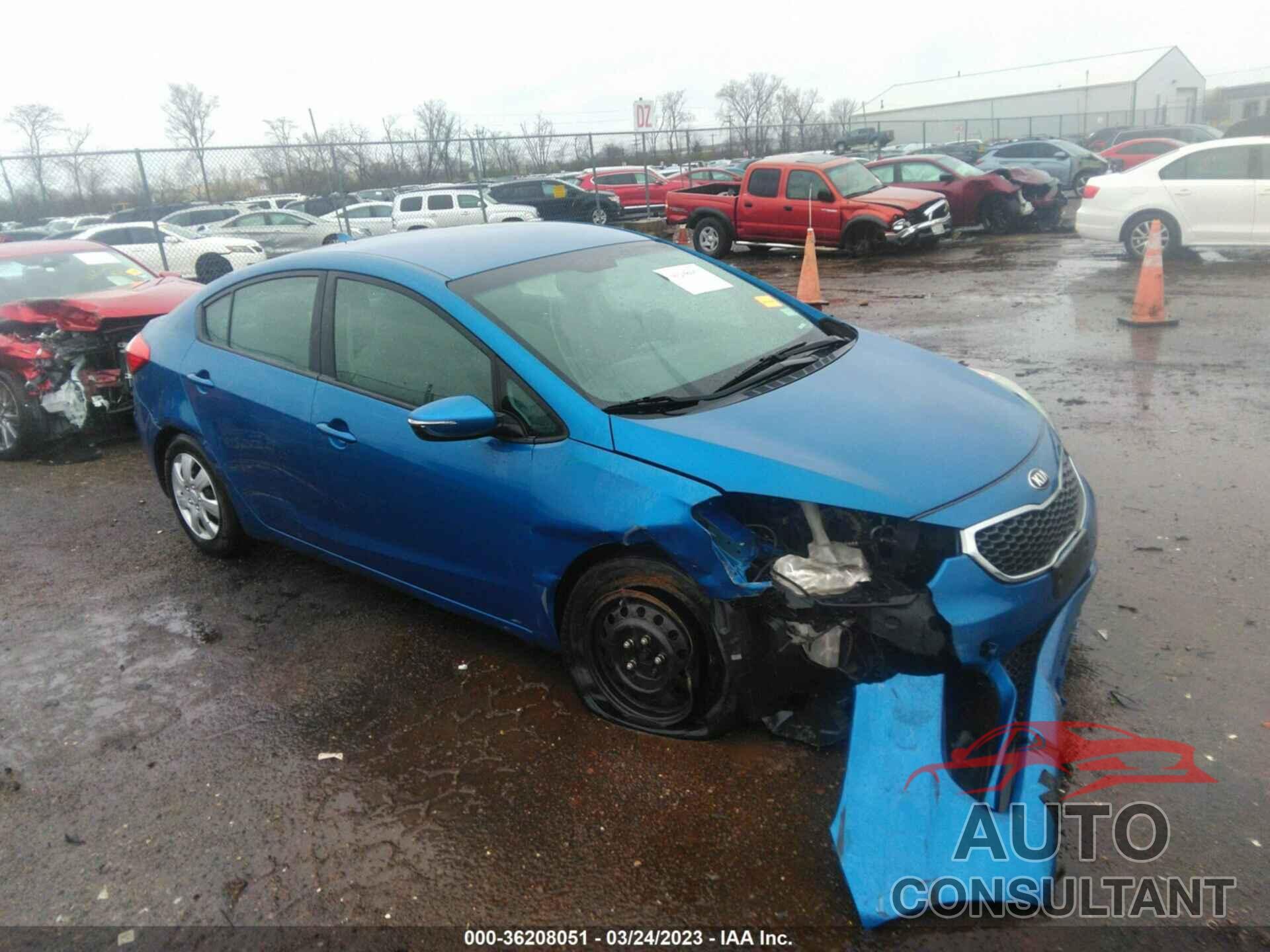 KIA FORTE 2015 - KNAFX4A61F5277250